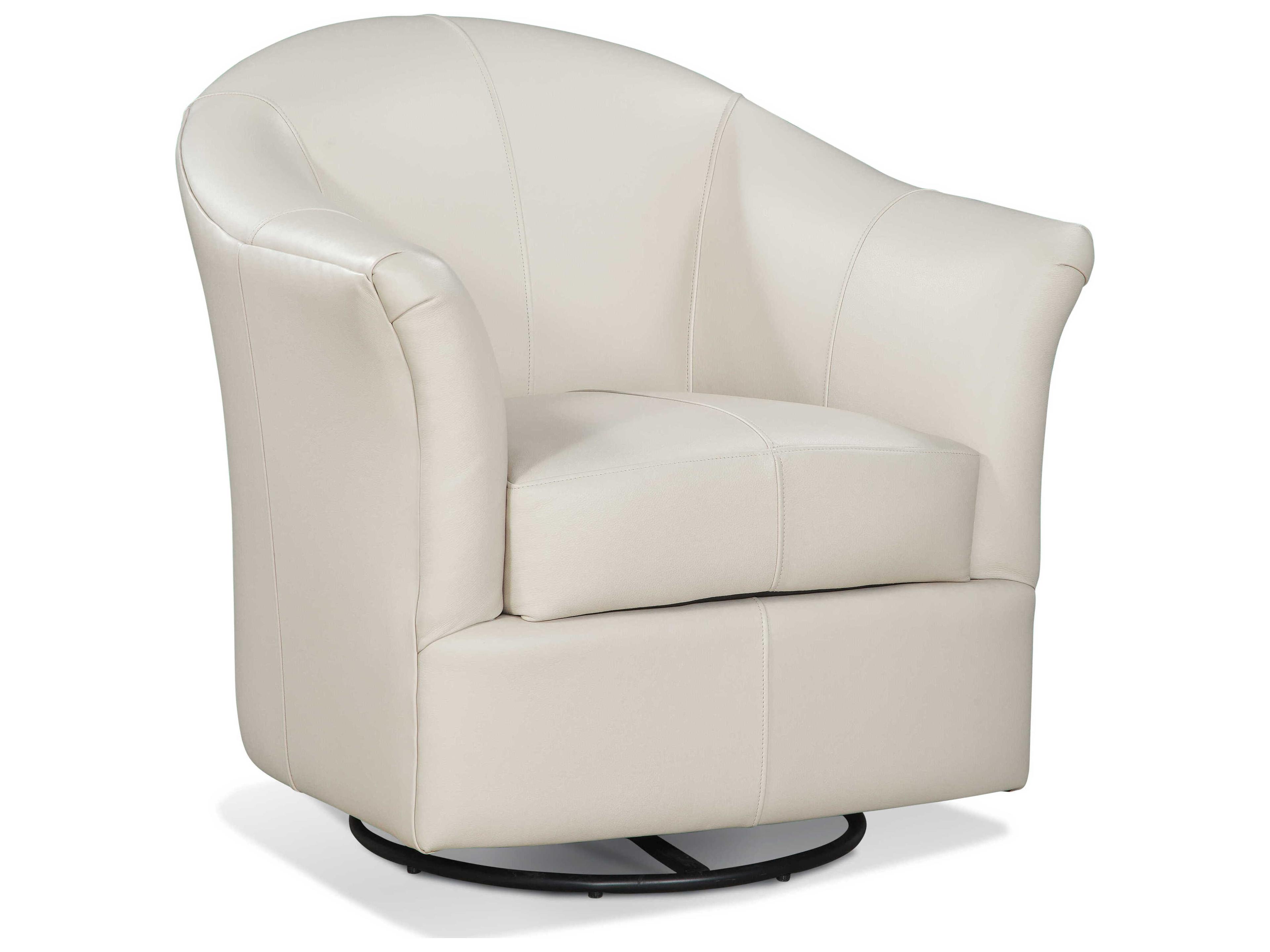 Braxton Culler Weston Swivel Leather Accent Chair
