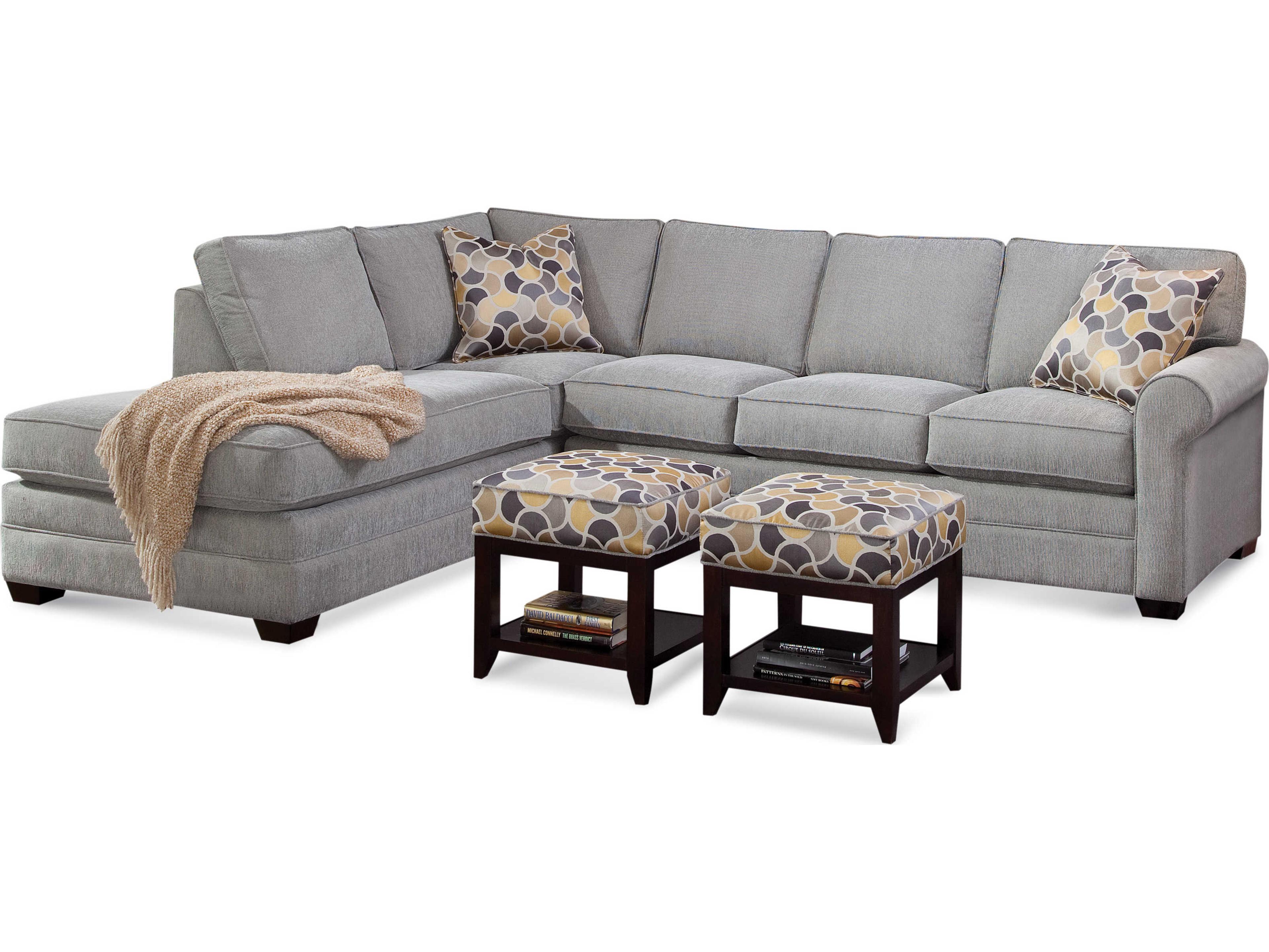 Braxton Culler Bedford 2-Piece Bumper Upholstered Sectional Sofa