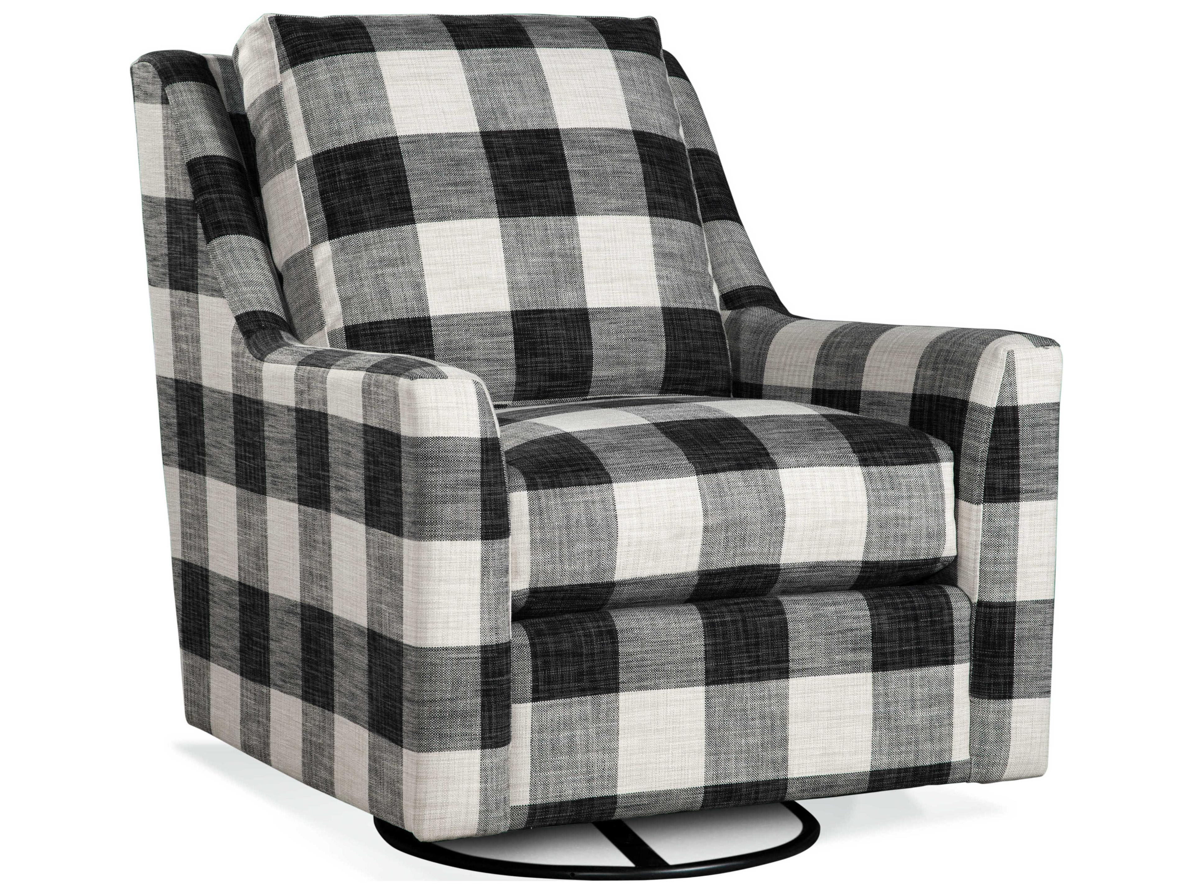 Braxton Culler Columbus Swivel Fabric Accent Chair