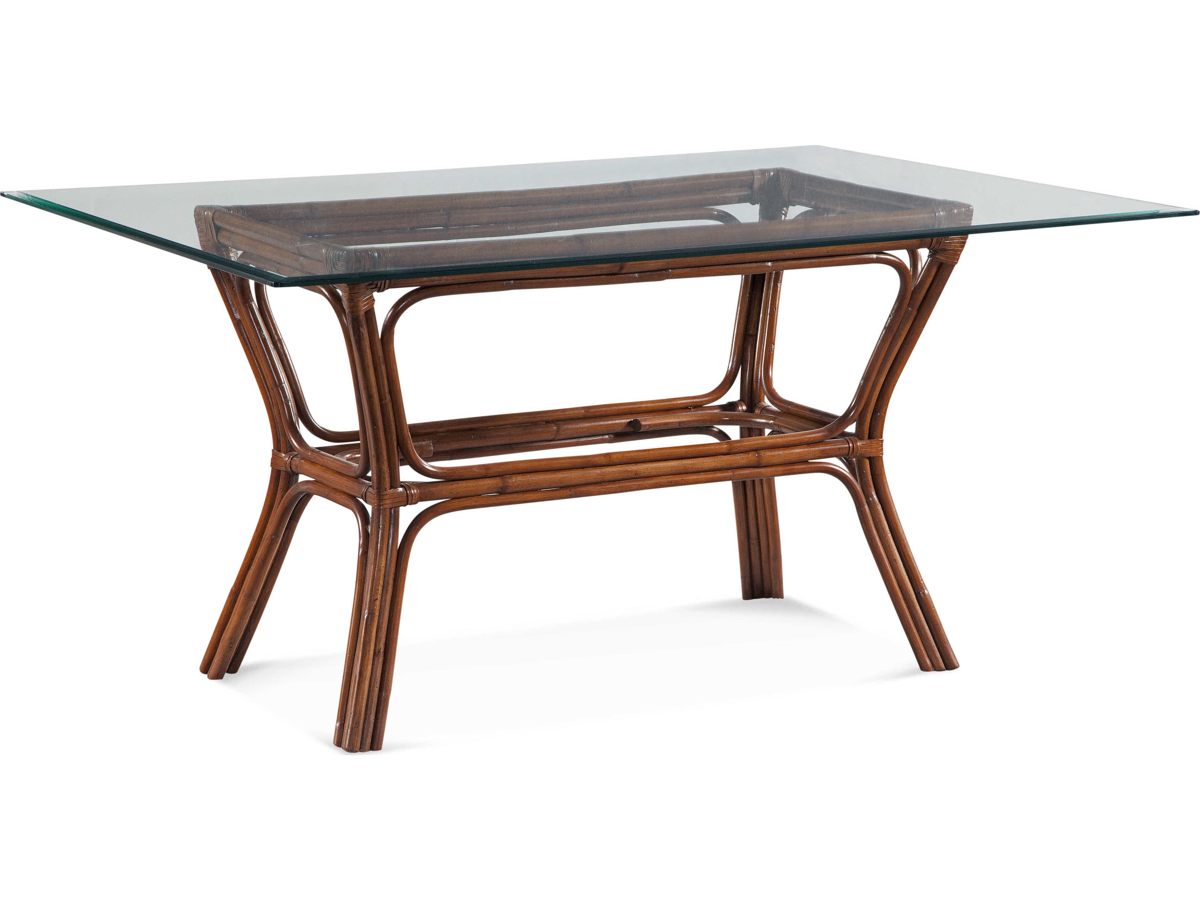 Braxton Culler Trellis Rectangular Glass Dining Table