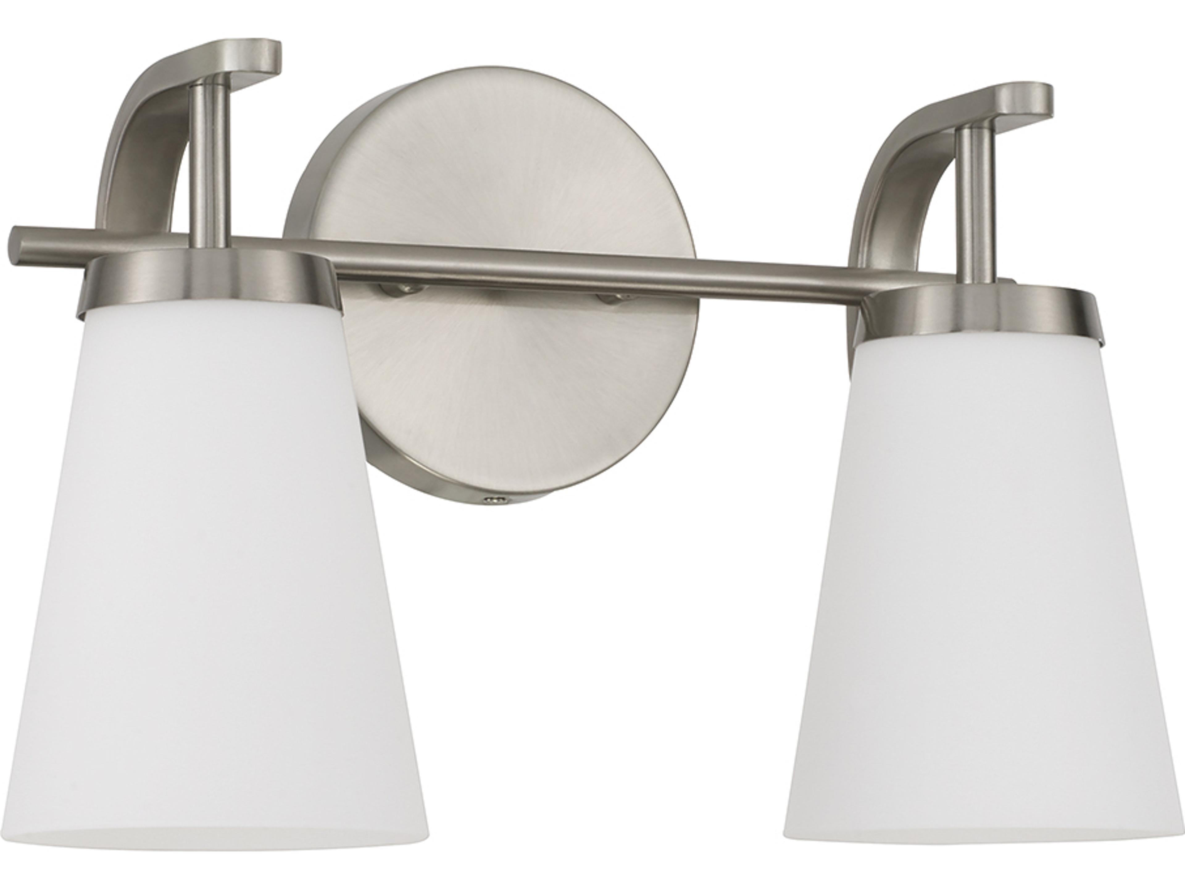 Capital Lighting Drake 2-light Brushed Nickel Vanity Light
