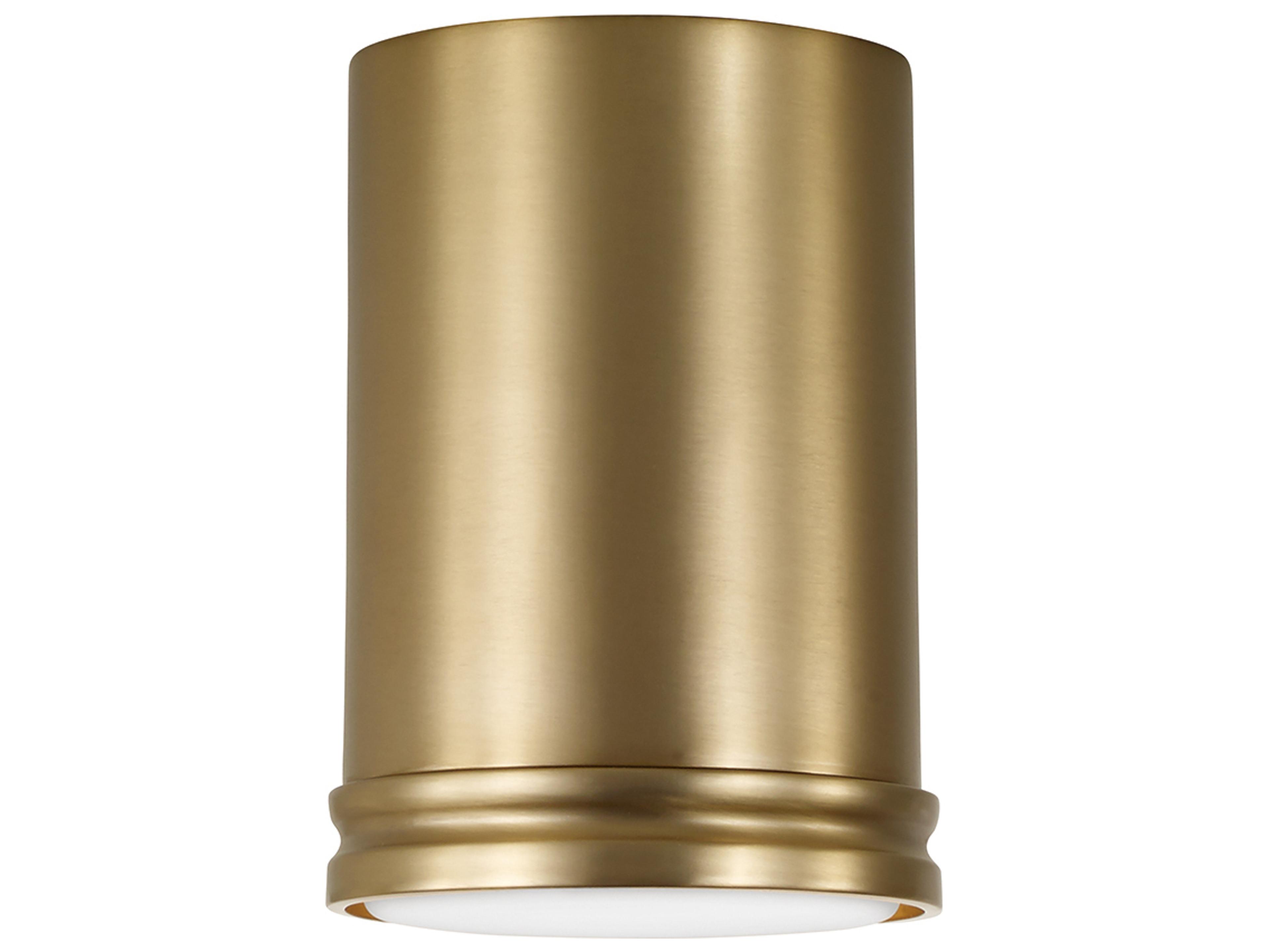Capital Lighting Griffin 1-light Aged Brass Flush Mount