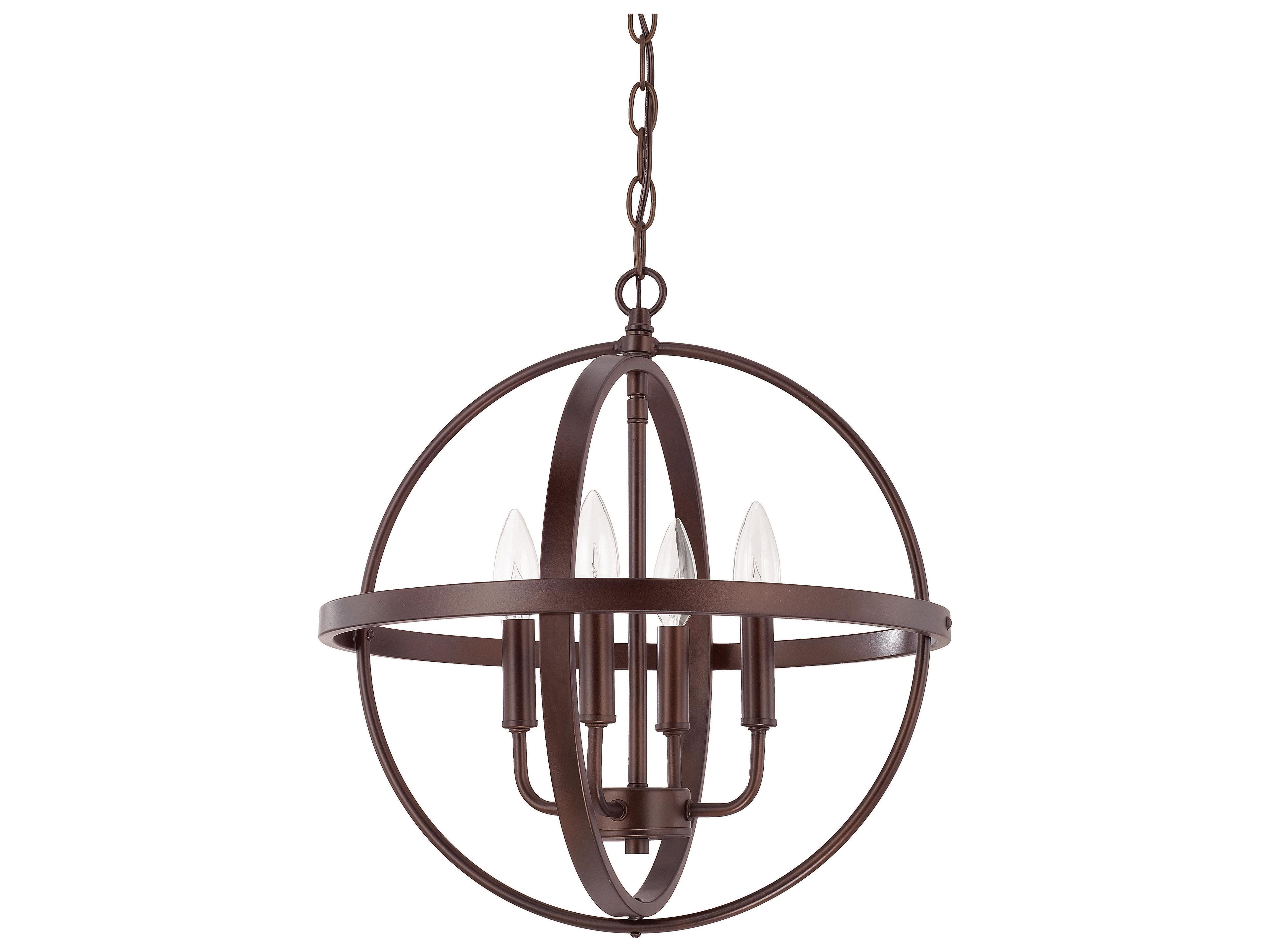Capital Lighting Hartwell 4-Light Bronze Pendant