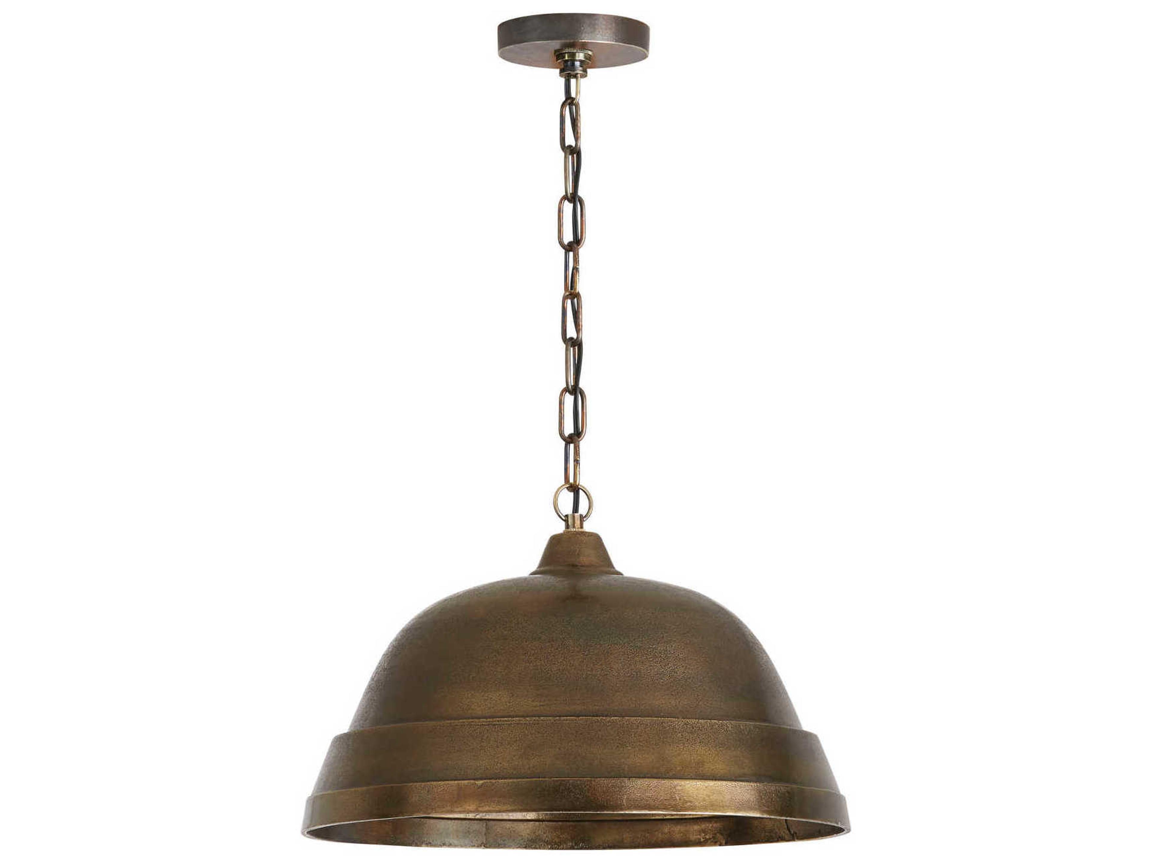 Capital Lighting Sedona 1-Light Oxidized Brass Bell Pendant