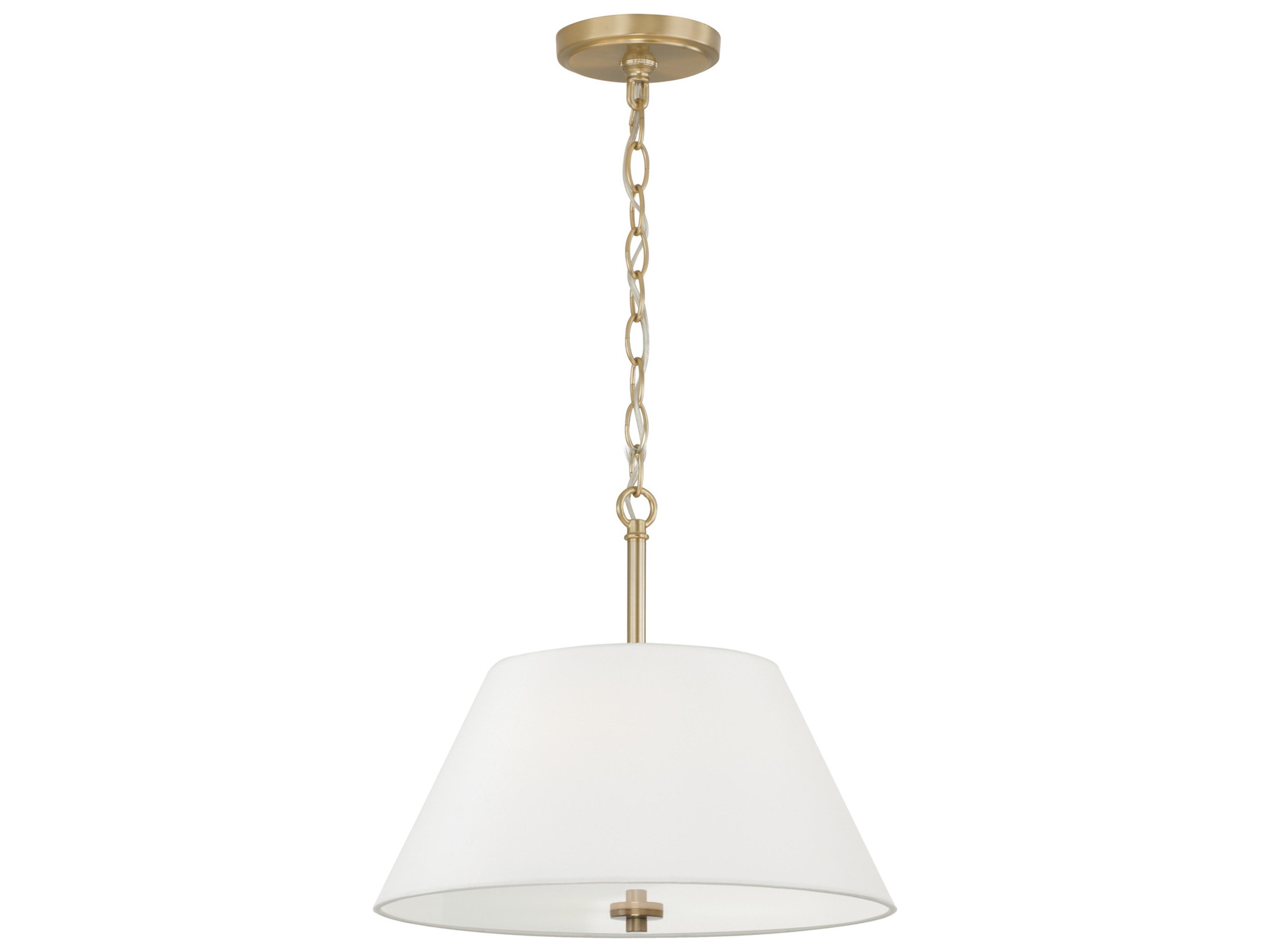 Capital Lighting Parson 3-Light Matte Brass Pendant