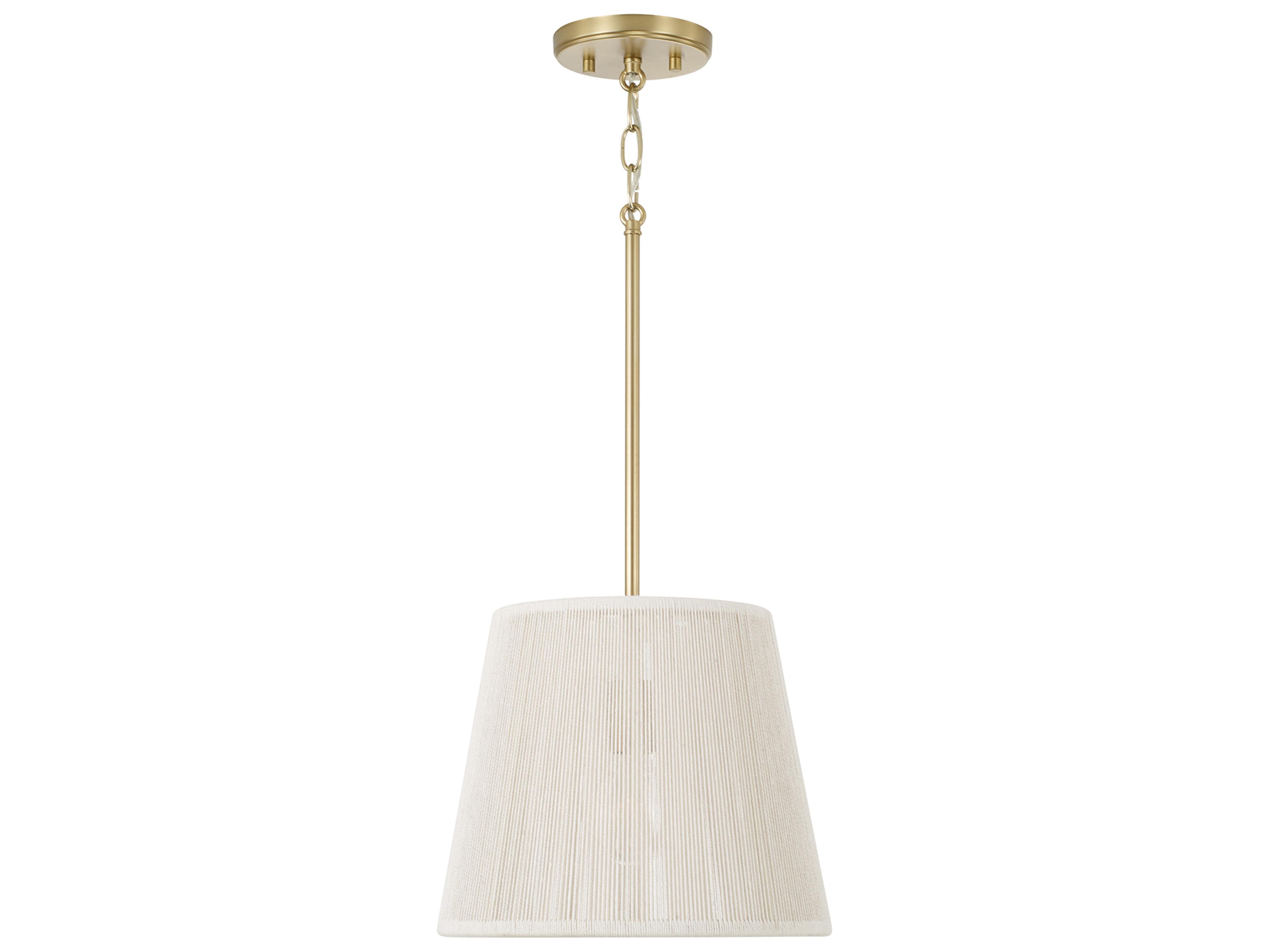 Capital Lighting Tara 1-light Matte Brass Pendant