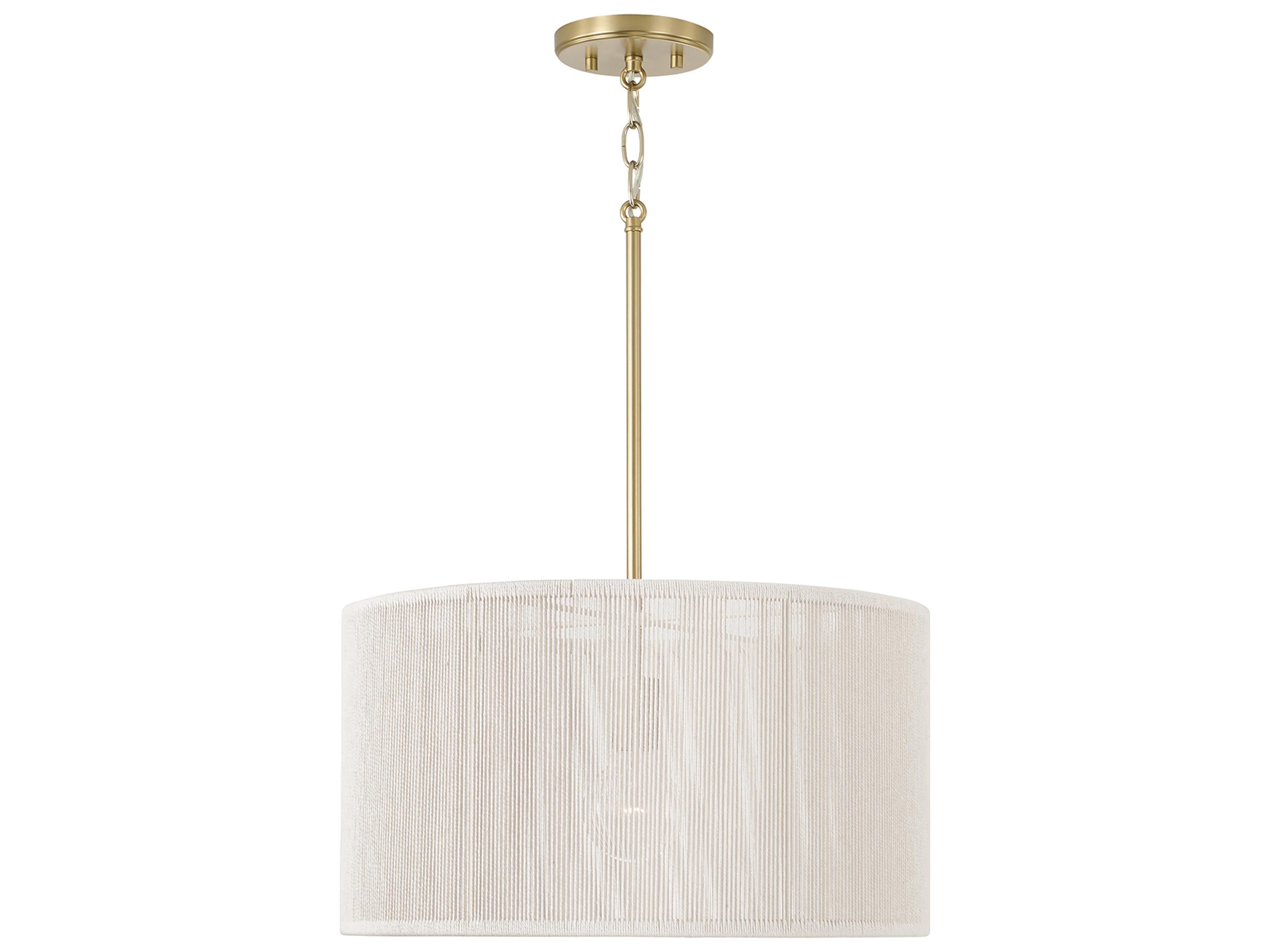 Capital Lighting Tara 1-light Matte Brass Pendant