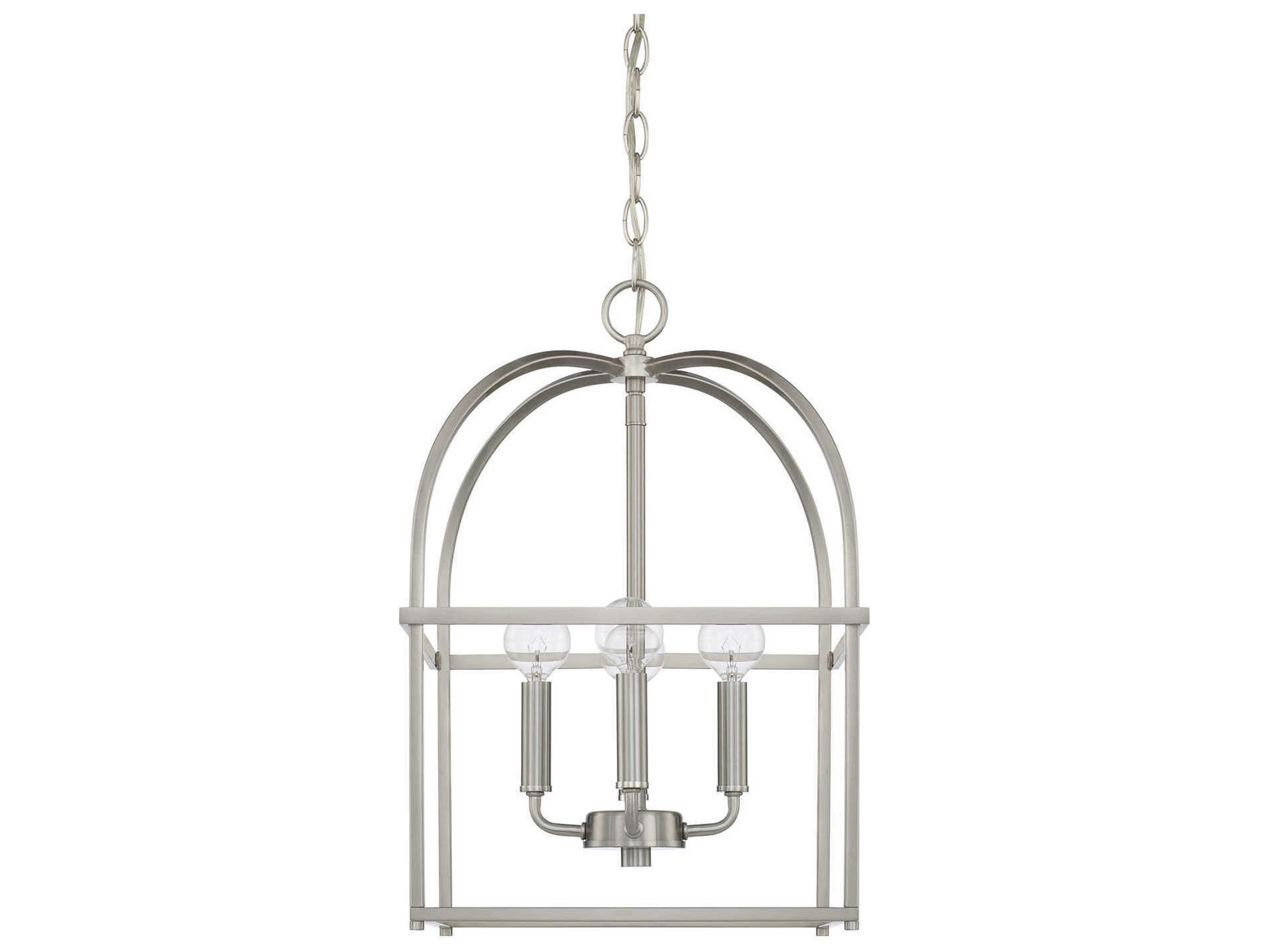Capital Lighting Aubrey 4-Light Brushed Nickel Mini Pendant