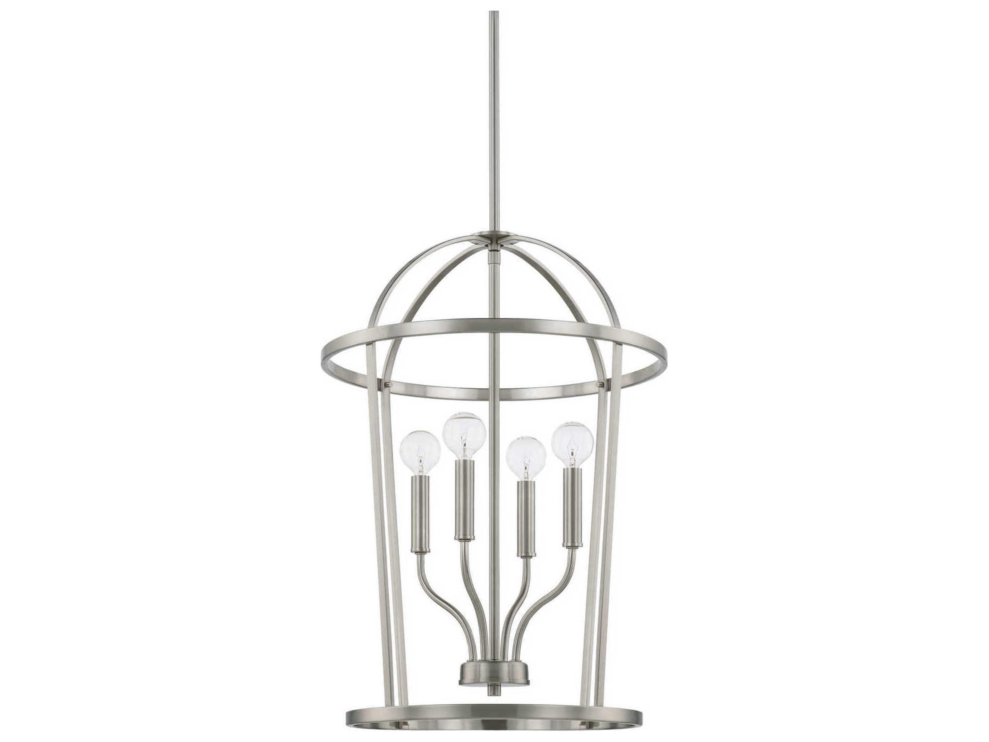 Capital Lighting Greyson 4-Light Brushed Nickel Pendant
