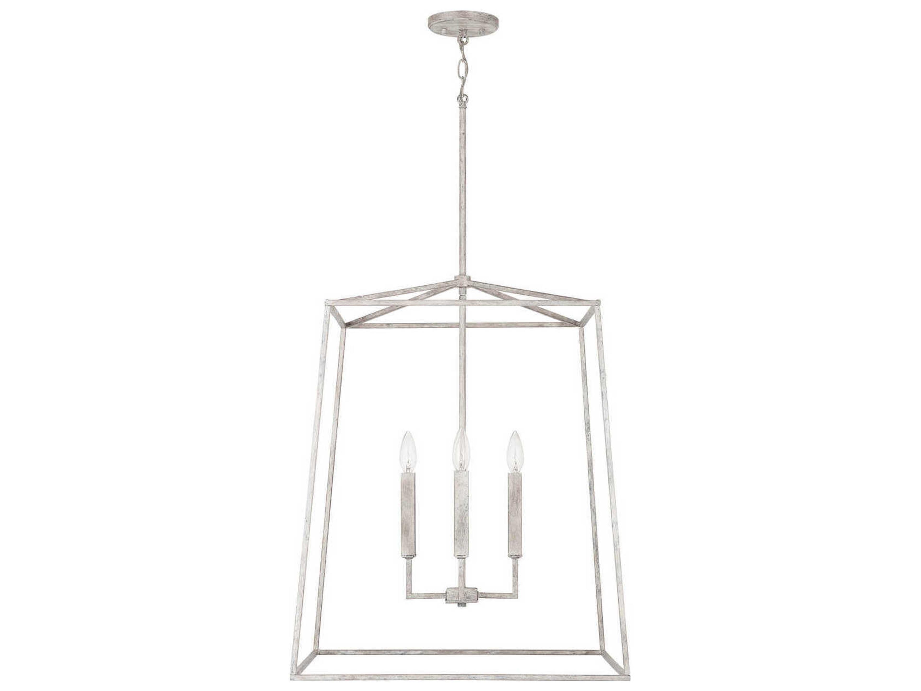 Capital Lighting Thea 4-Light Mystic Sand Off White Candelabra Chandelier