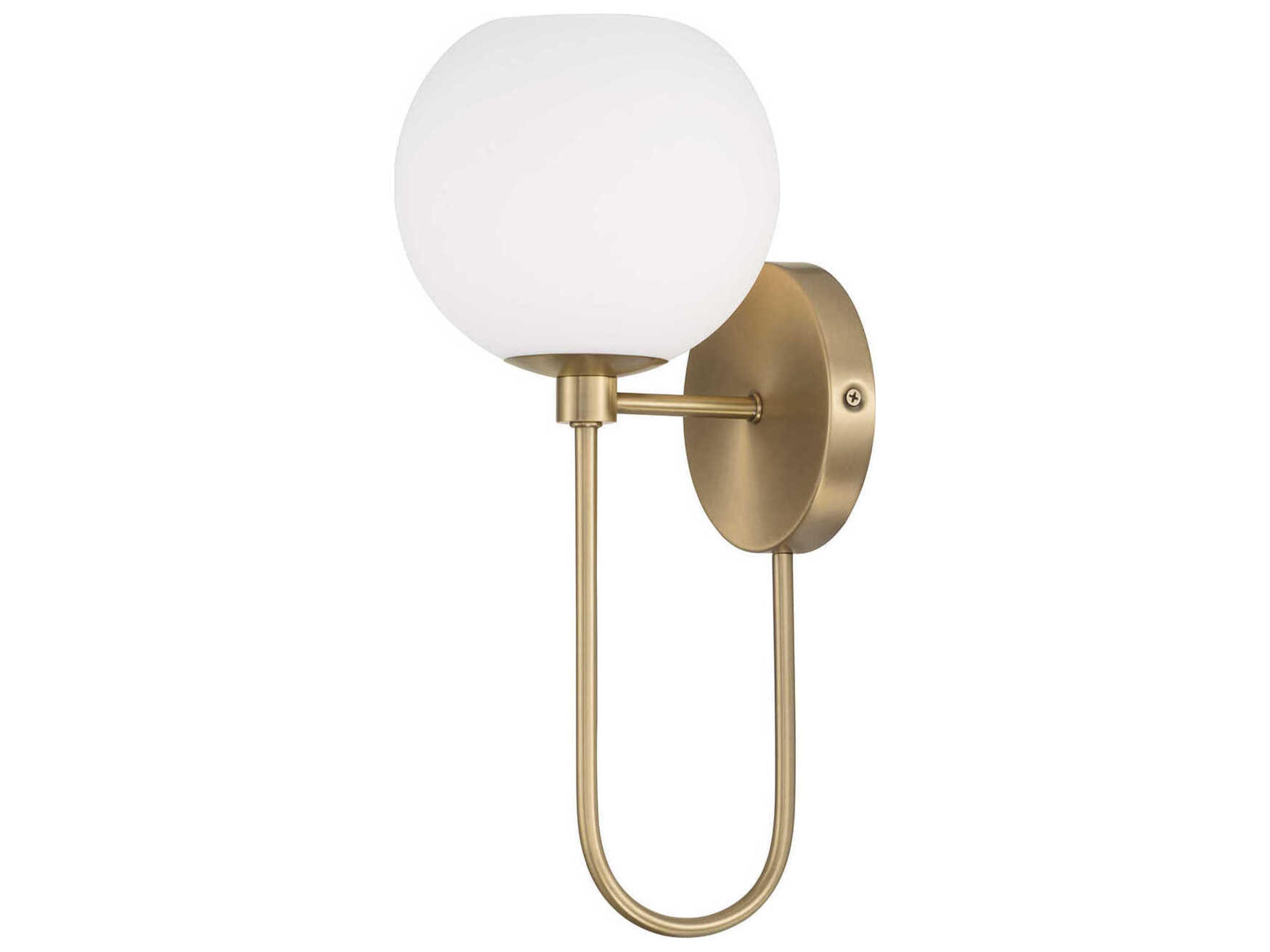 Capital Lighting Ansley 1-Light Aged Brass Wall Sconce