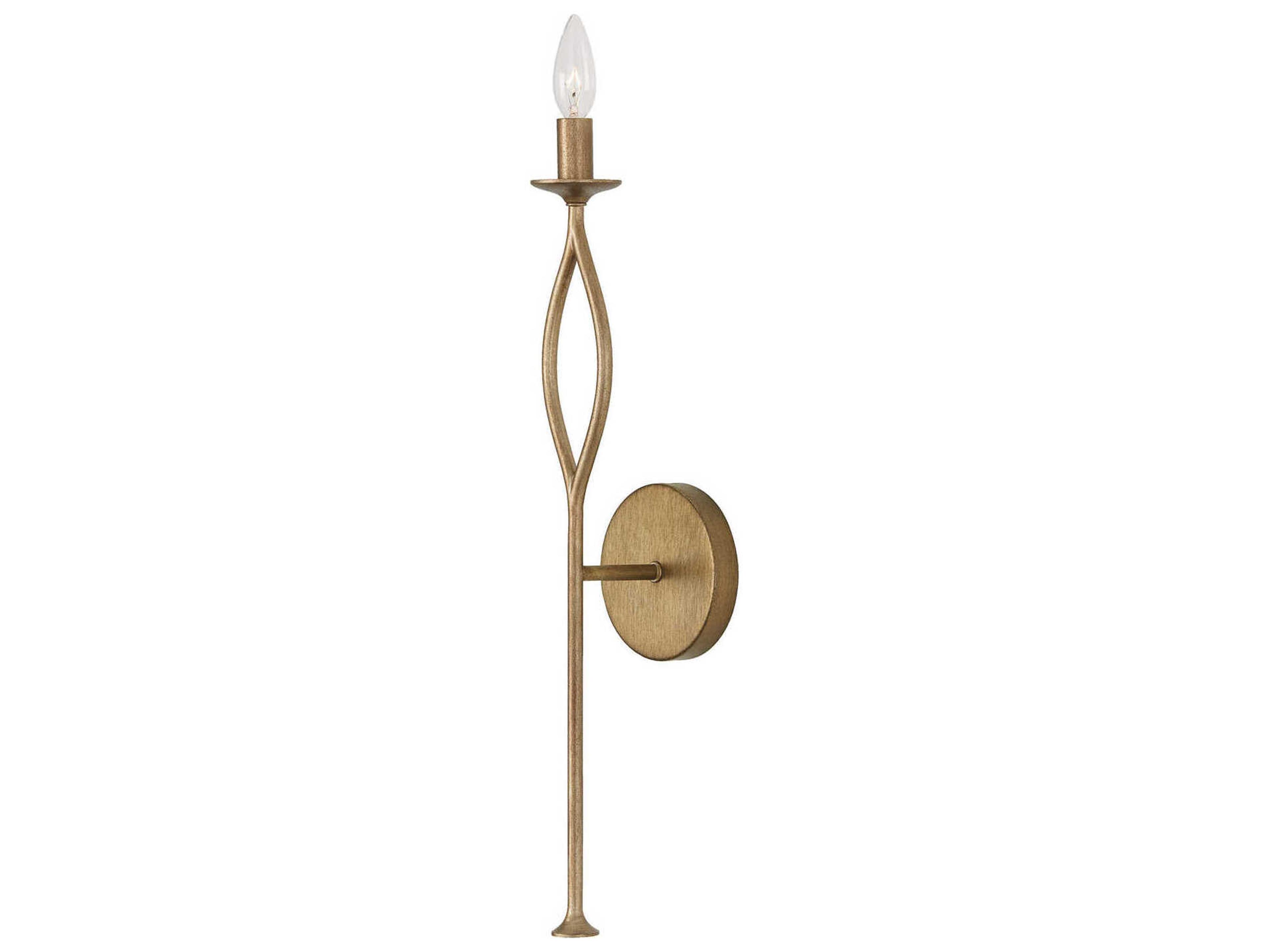 Capital Lighting Cohen 1-Light Mystic Luster Brass Wall Sconce