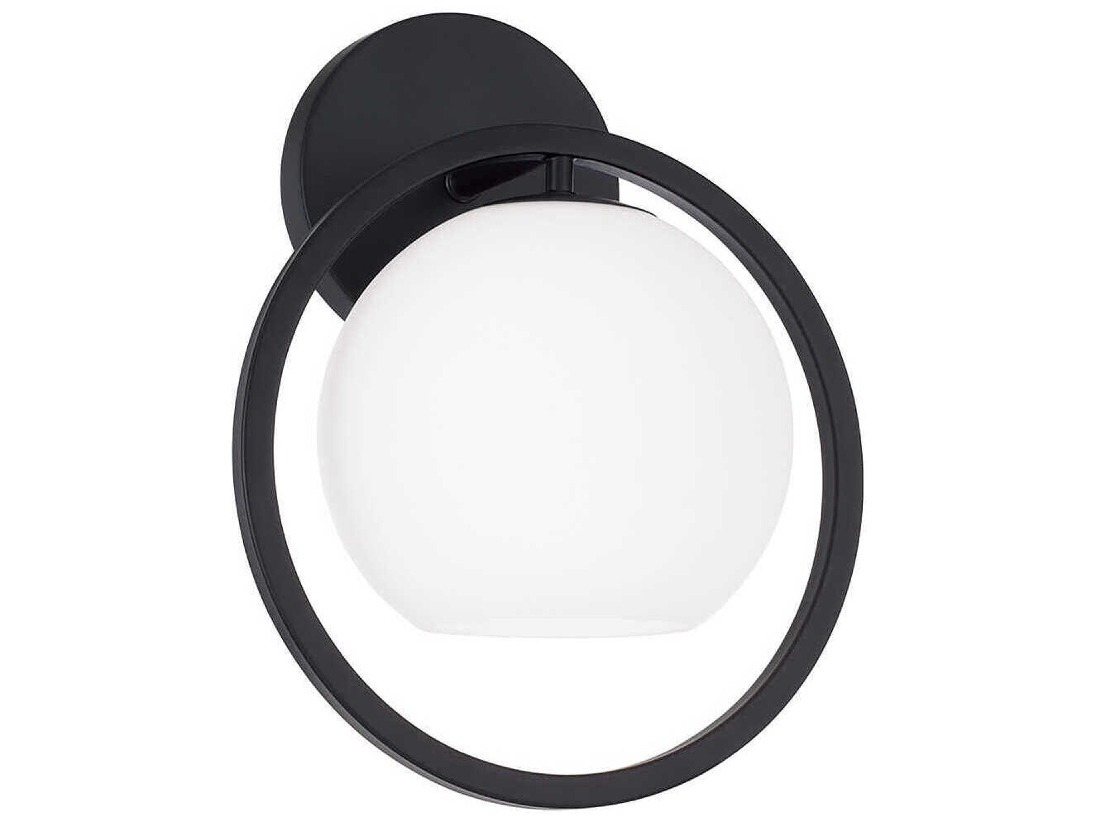 Capital Lighting Zeek 1-Light Matte Black Wall Sconce