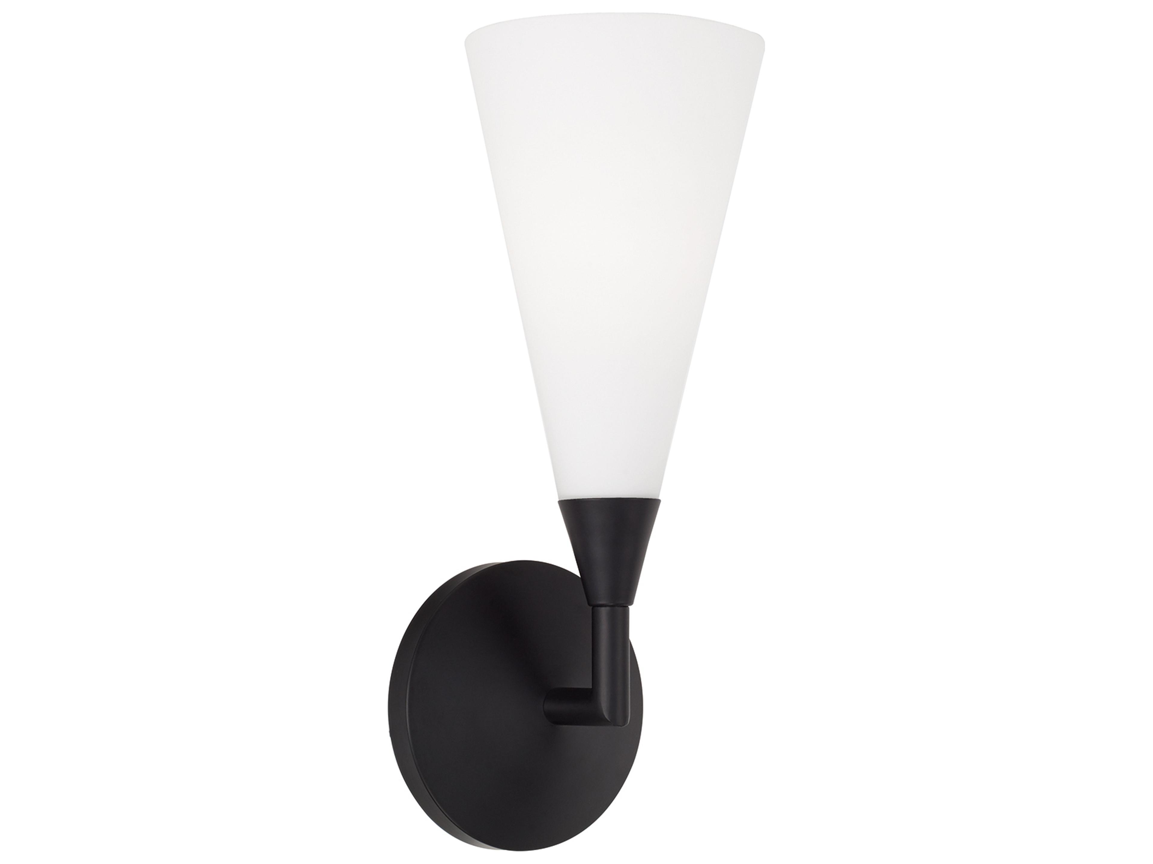 Capital Lighting Gatsby 1-light Matte Black Wall Sconce