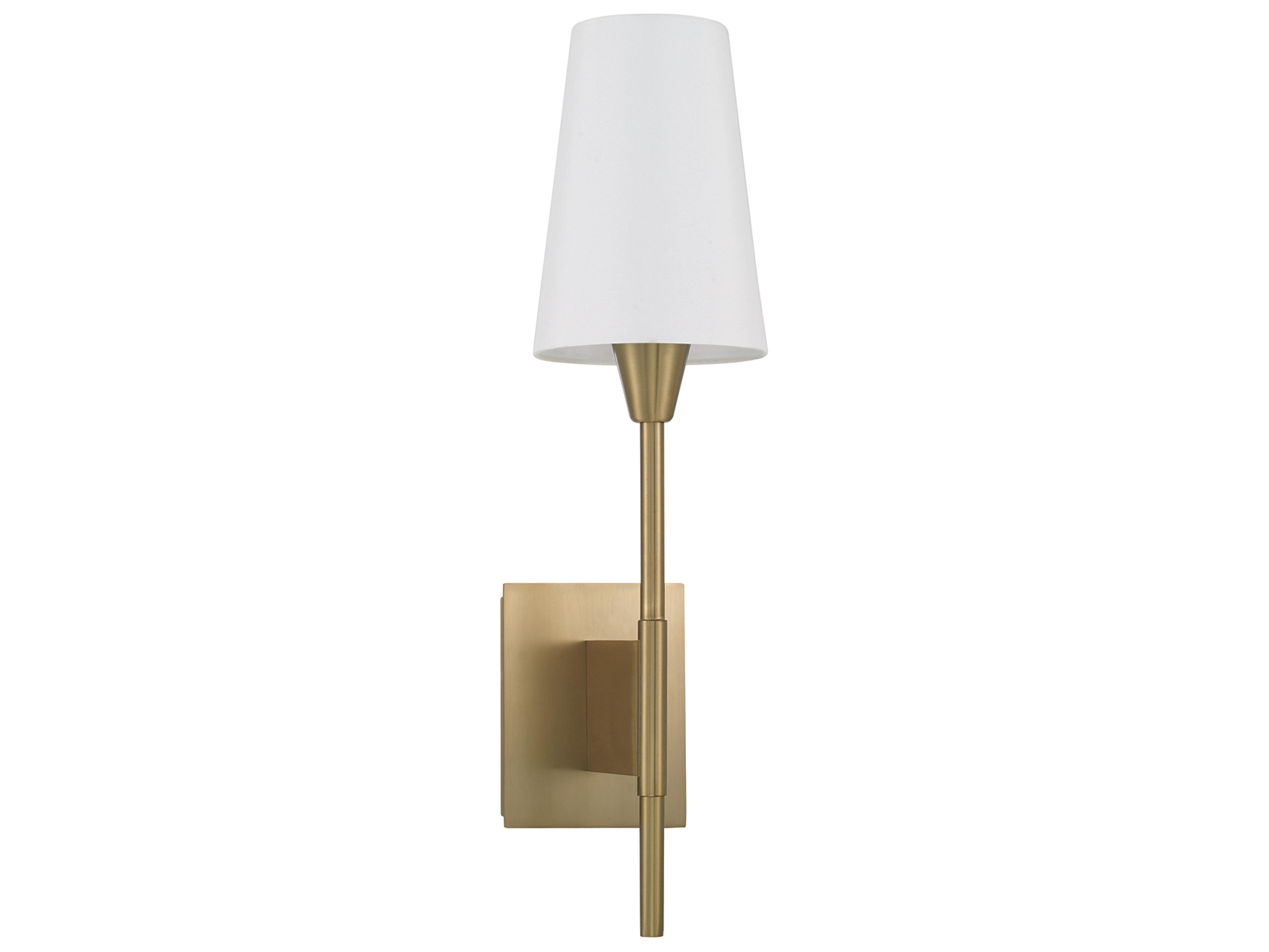 Capital Lighting Leland 1-light Aged Brass Wall Sconce