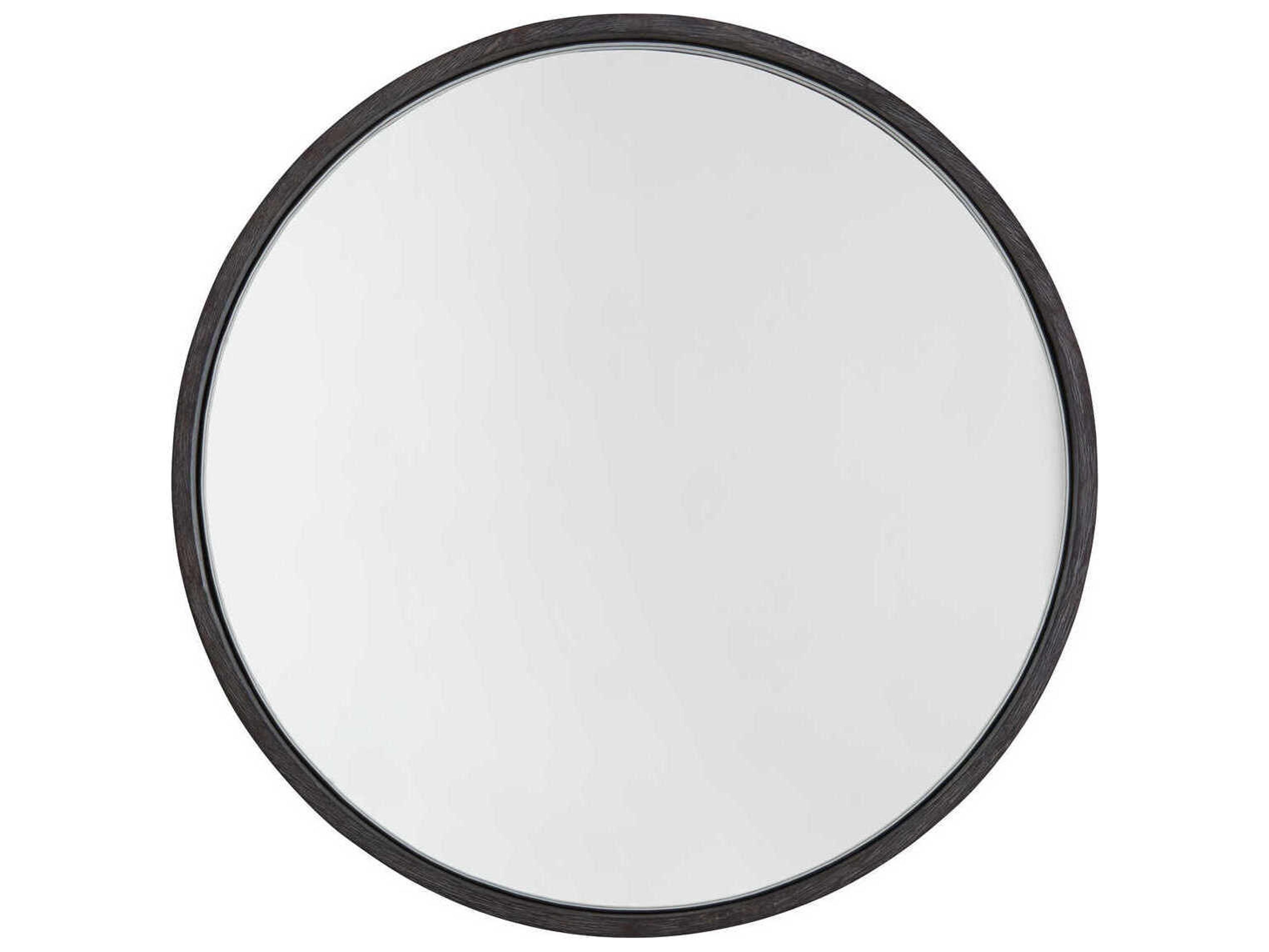 Capital Lighting Carbon Grey and Iron Silk Round Wall Mirror