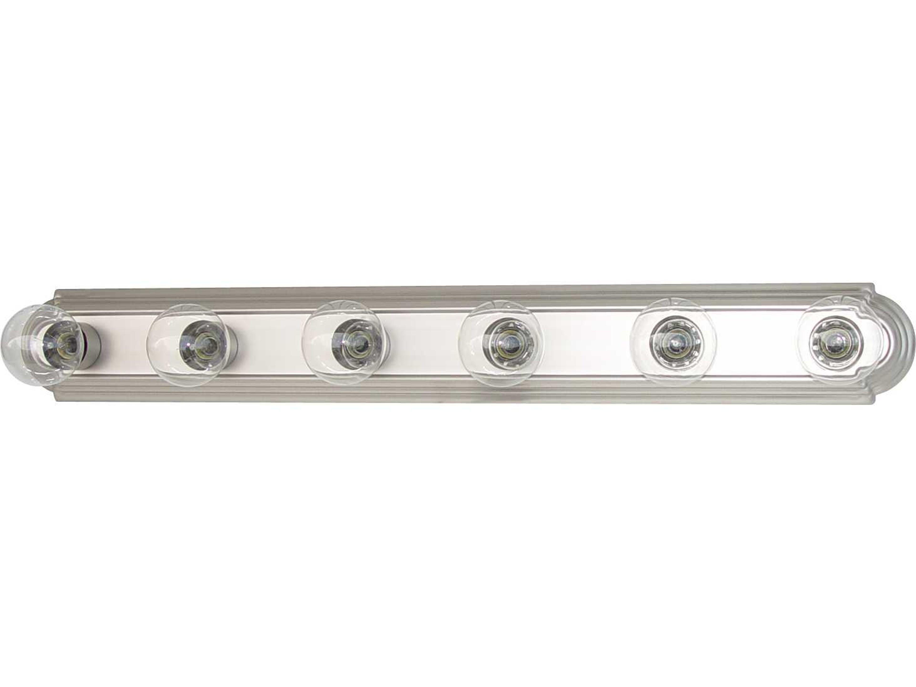 Capital Lighting Alice 6-Light Matte Nickel Vanity Light