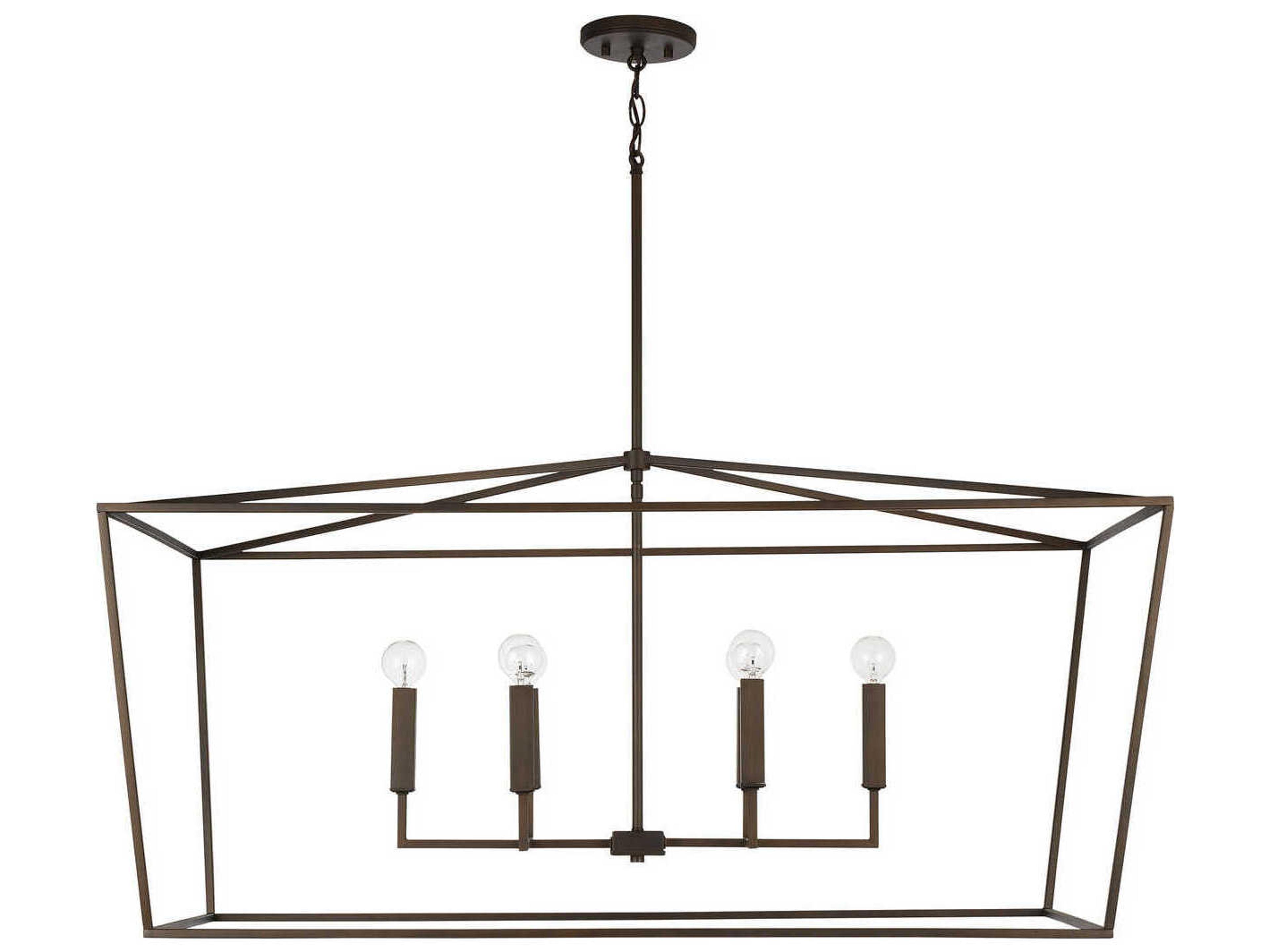 Capital Lighting Thea 6-Light Oil Rubbed Bronze Island Pendant