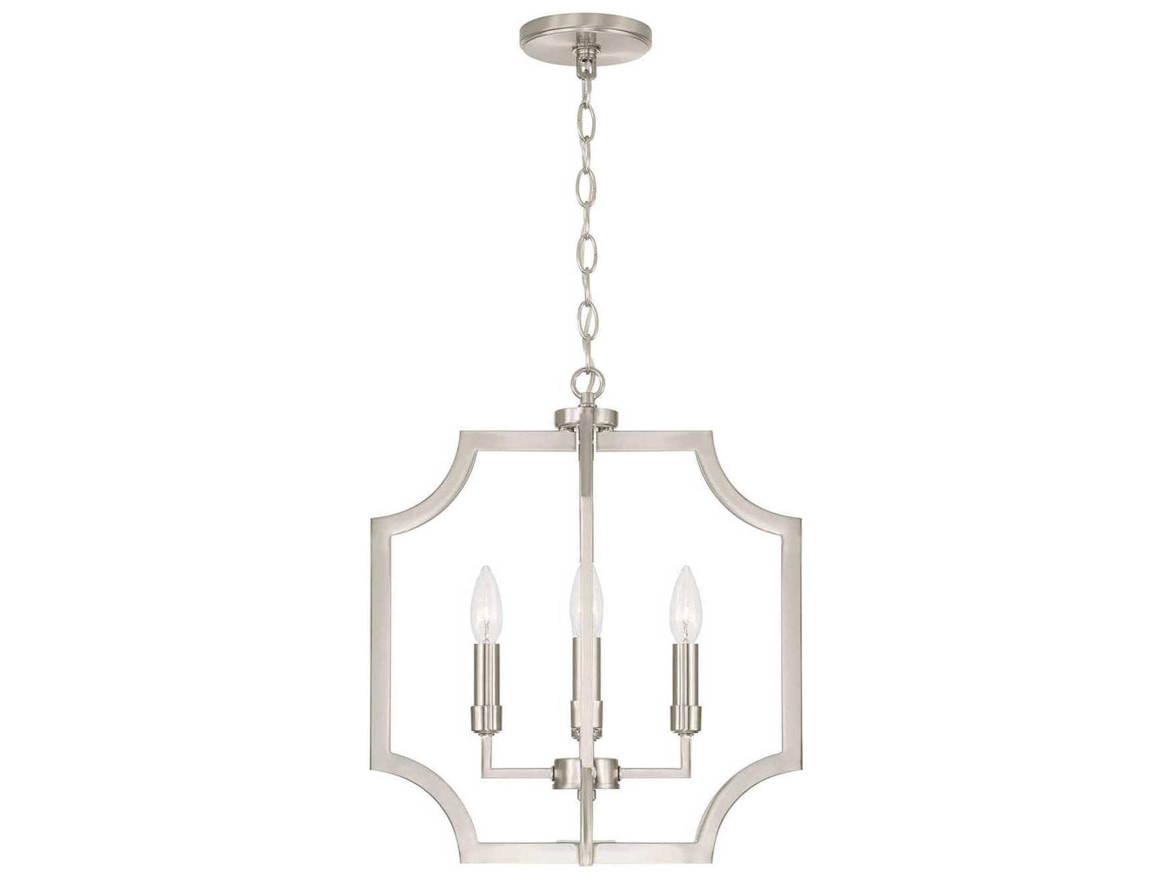 Capital Lighting Courtney 4-Light Brushed Nickel Pendant
