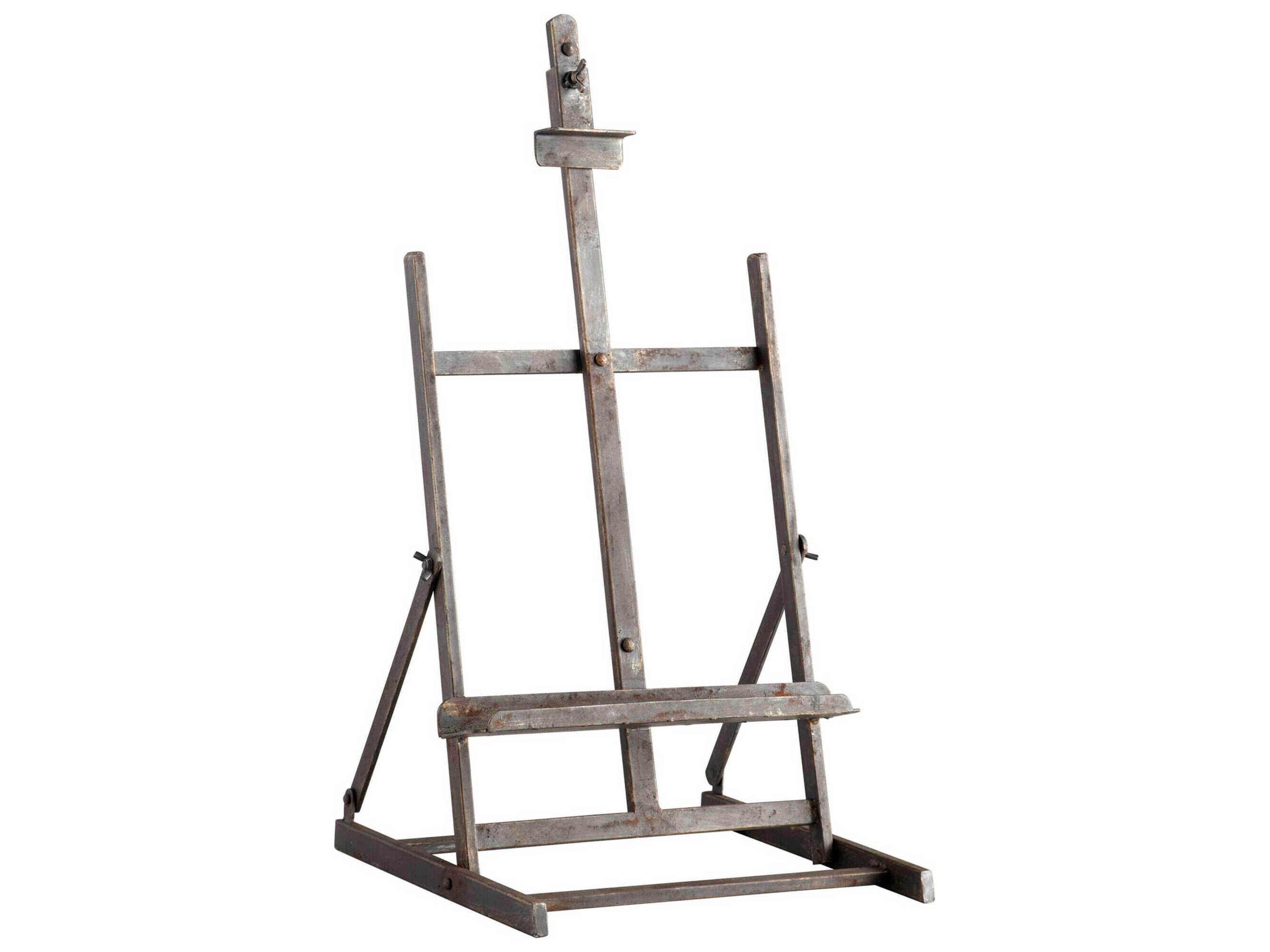 Cyan Design Laramie Raw Steel Raw Steel Easel Stand