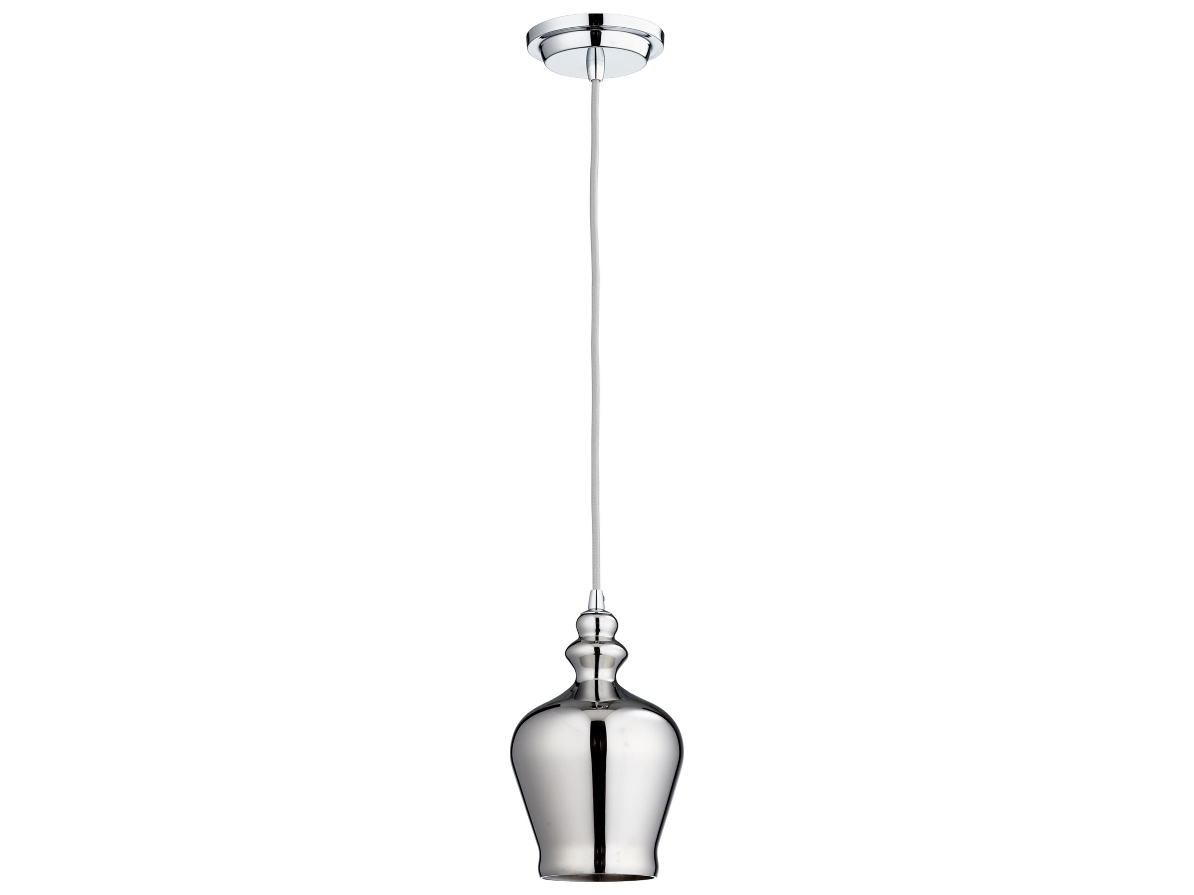 Cyan Design 1-Light Chrome Bell Mini Pendant