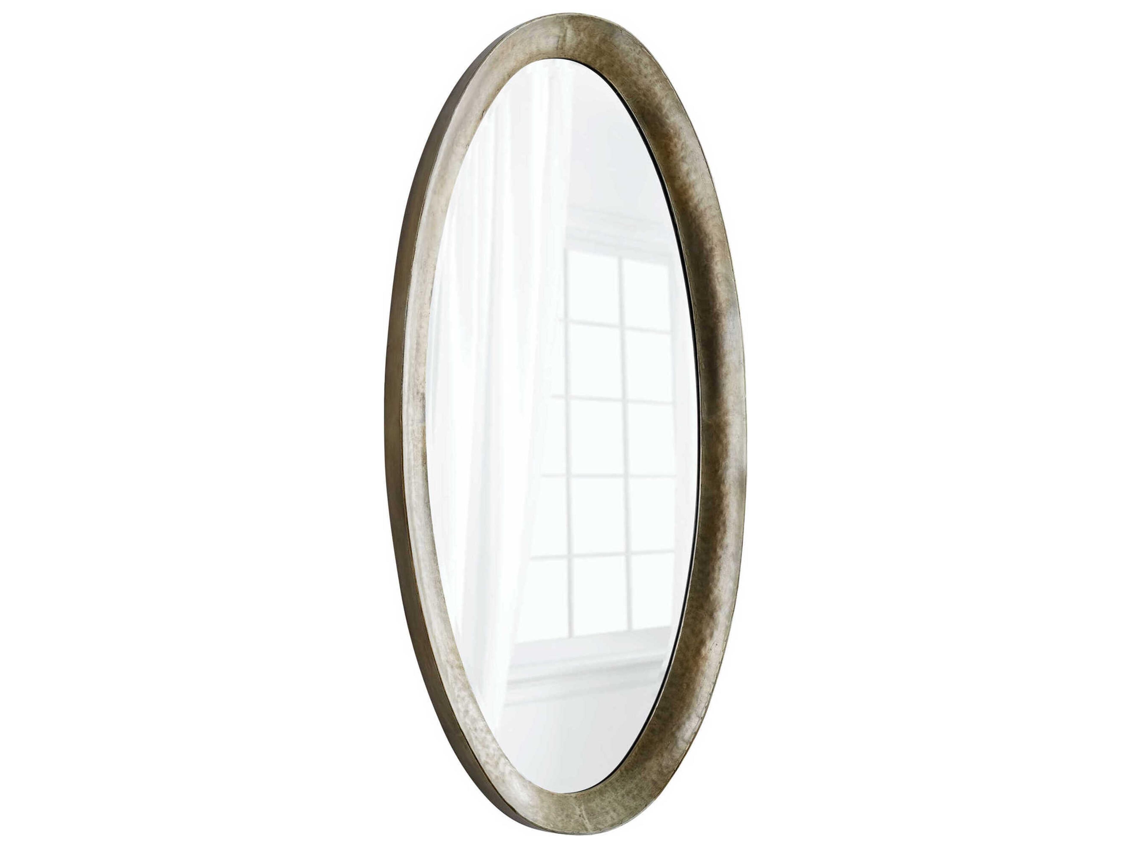 Cyan Design Huron Silver Oval Wall Mirror