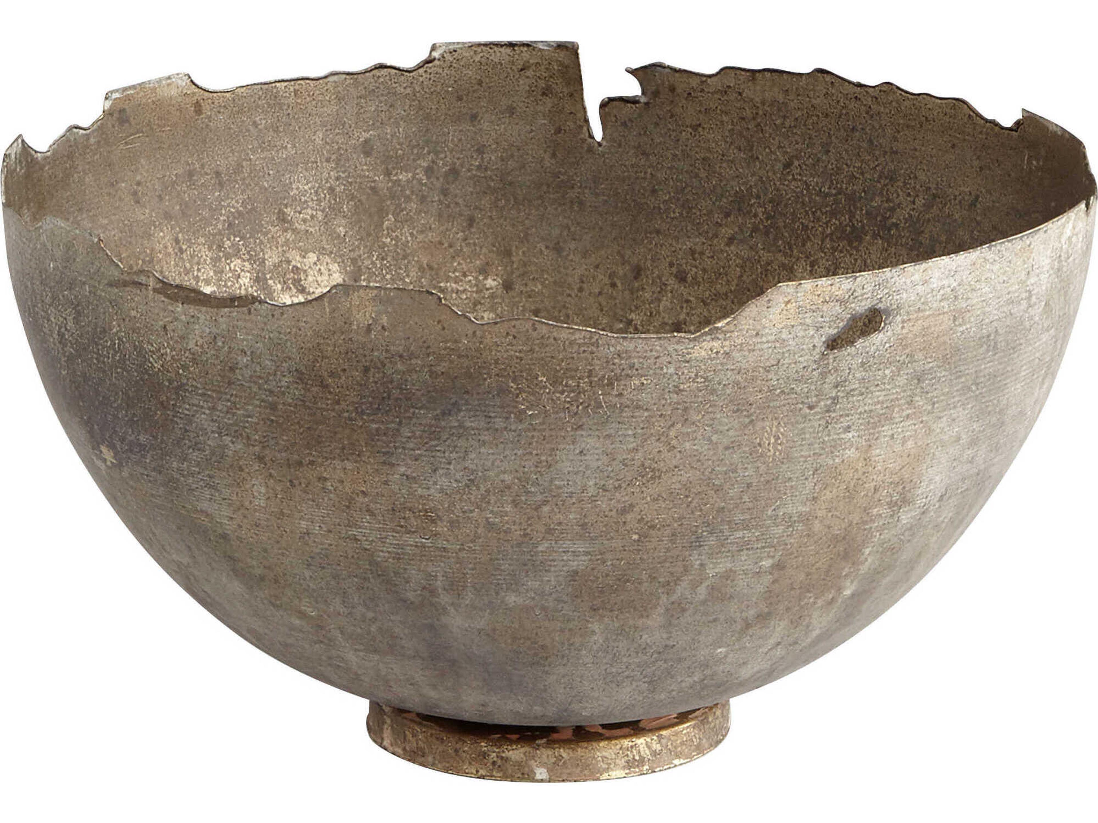 Cyan Design Whitewashed Pompeii Decorative Bowl