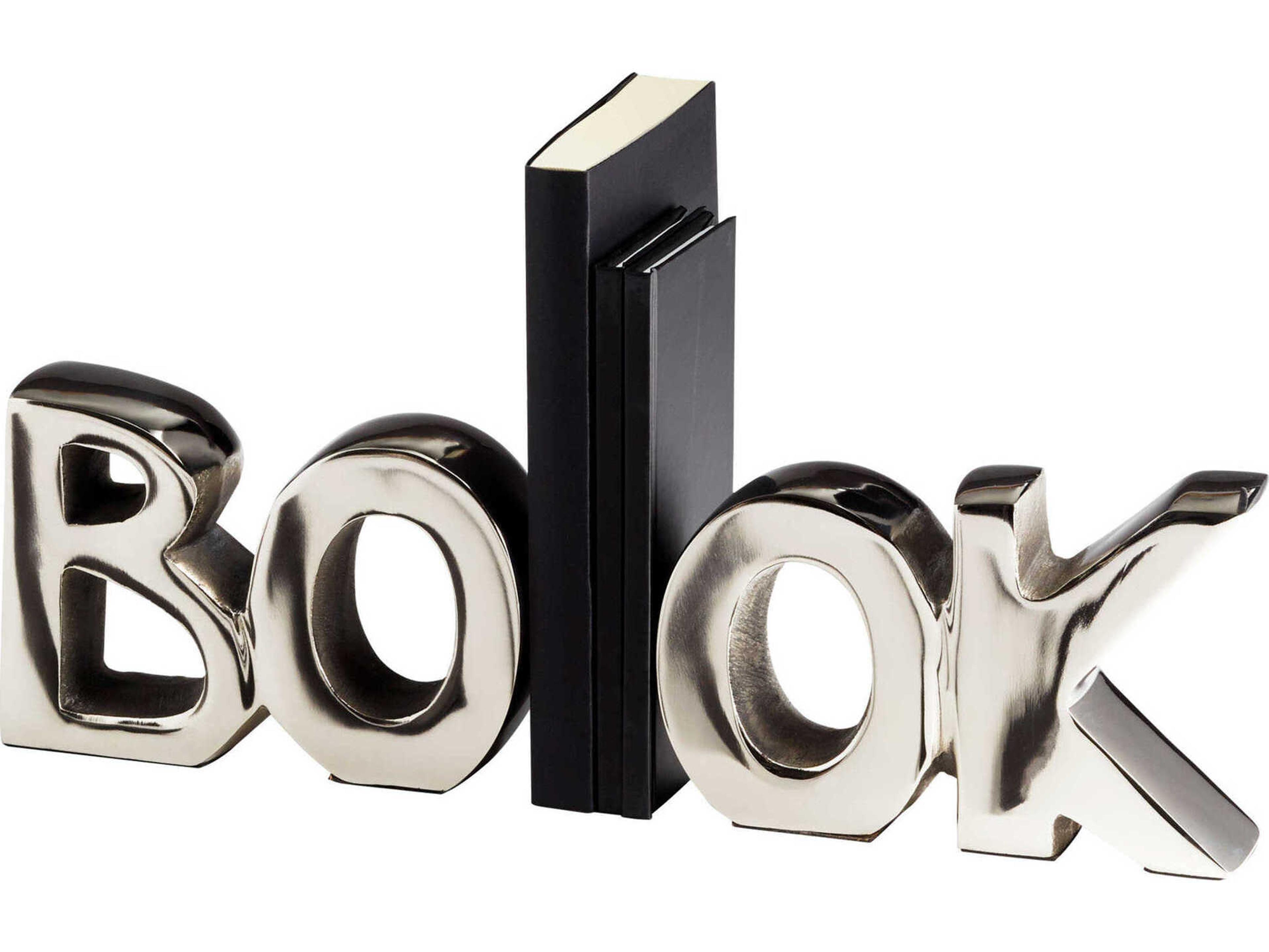 Cyan Design Nickel The Book Bookend