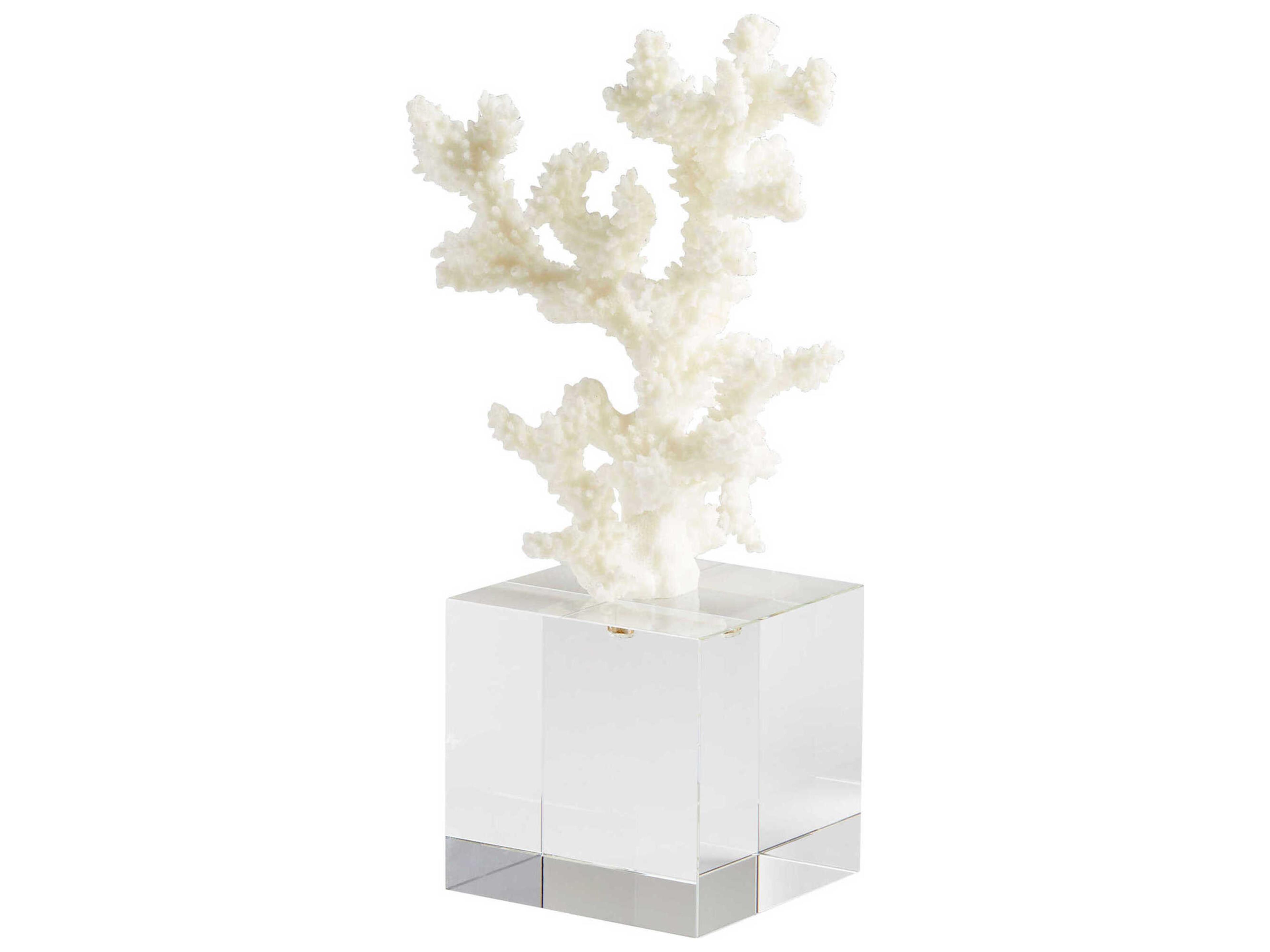 Cyan Design White Clear Cordelia Sculpture