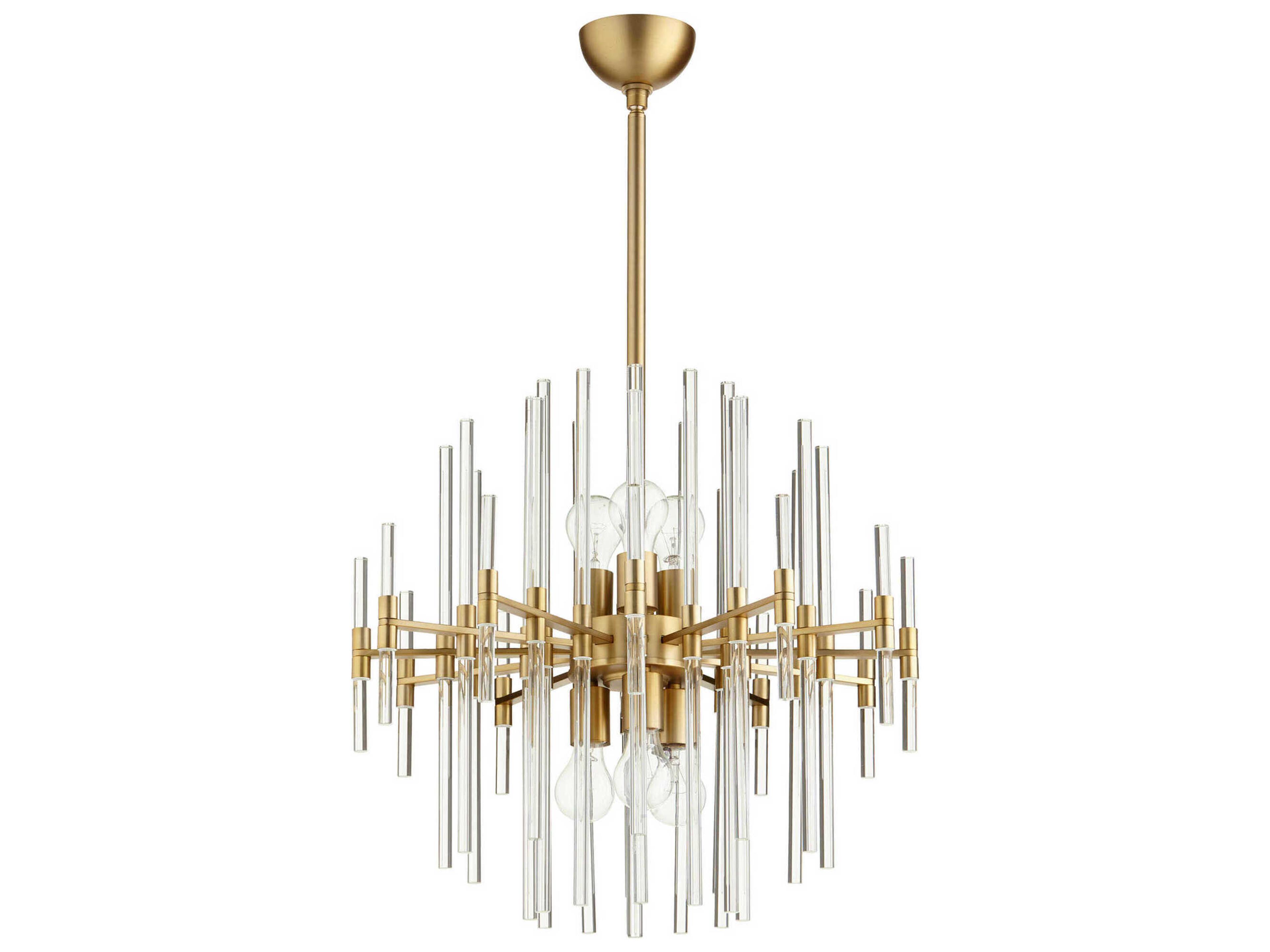 Cyan Design Quebec 6-Light Aged Brass Linear Pendant
