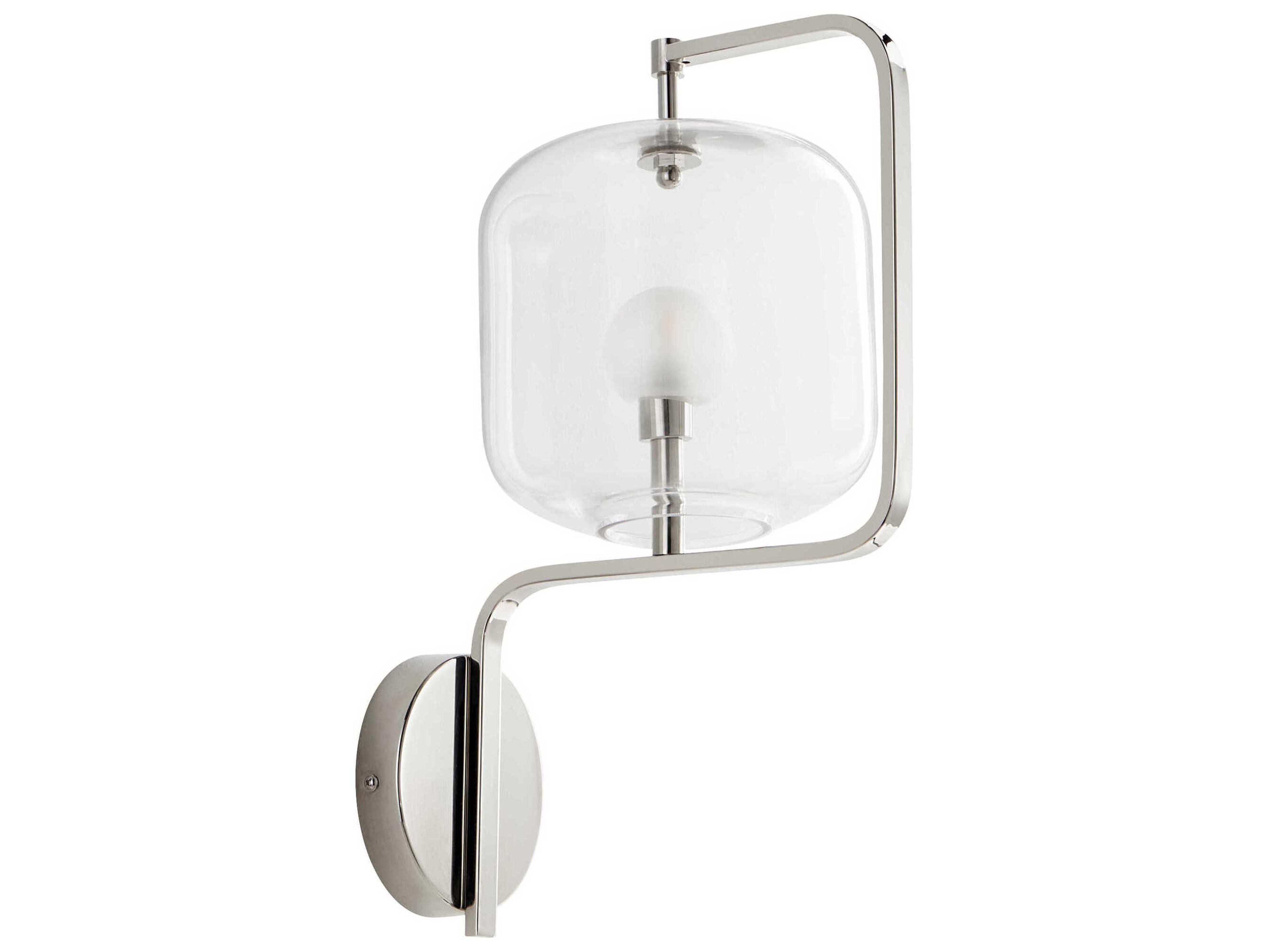 Cyan Design Isotope 1-Light Polished Nickel Wall Sconce