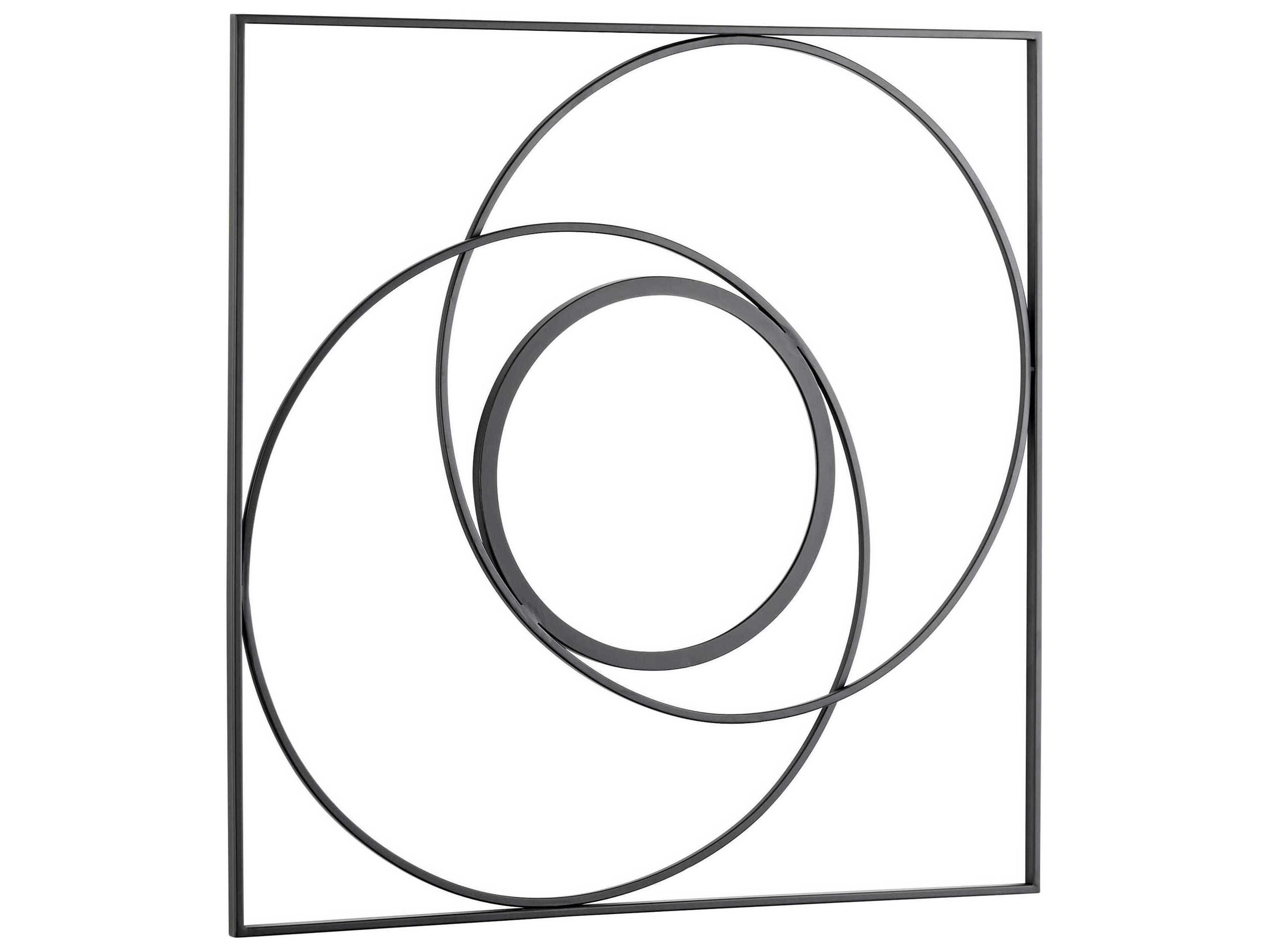 Cyan Design Uberlappen Graphite Metal Wall Art