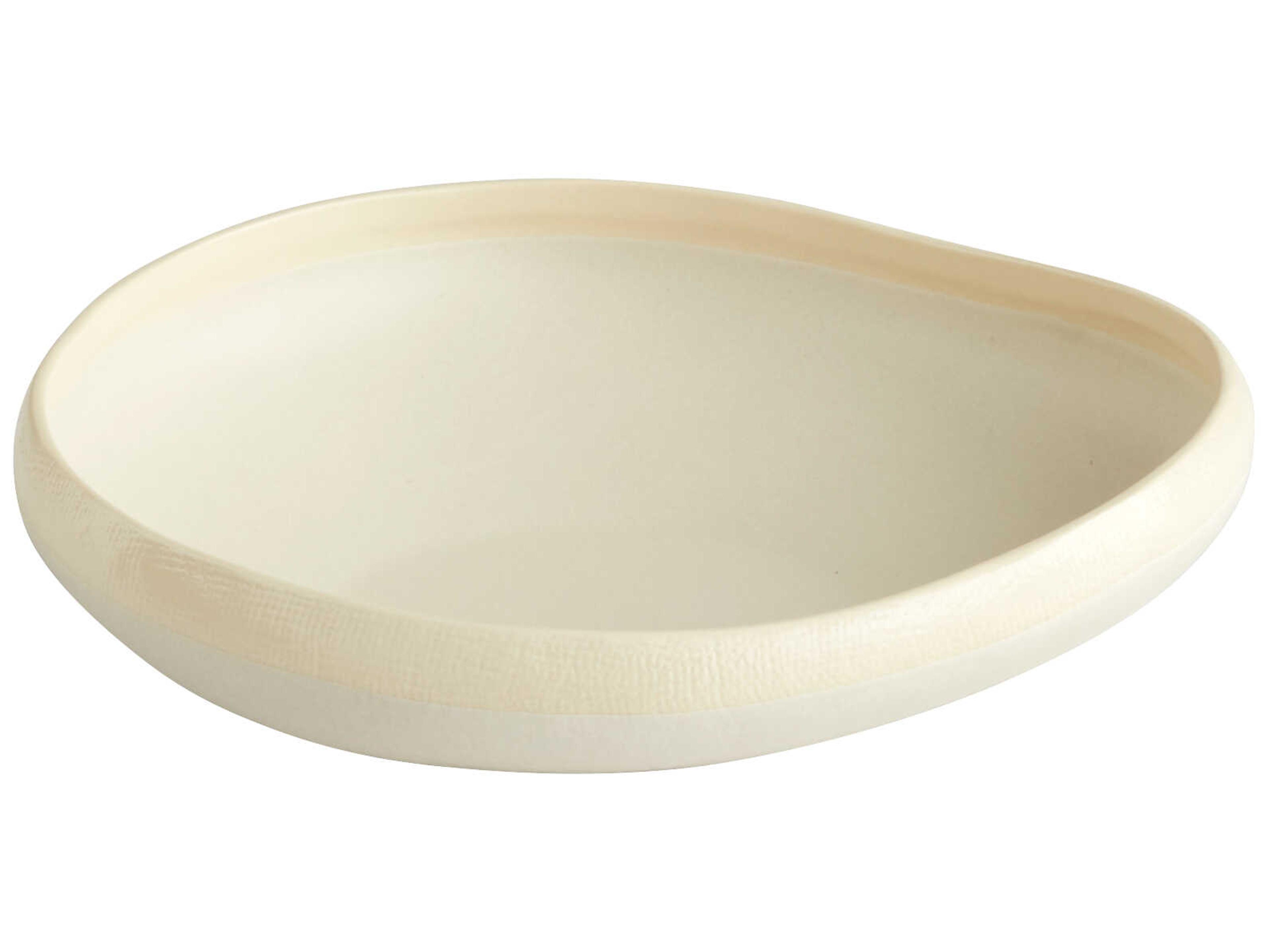 Cyan Design Elon White 11" Decorative Bowl