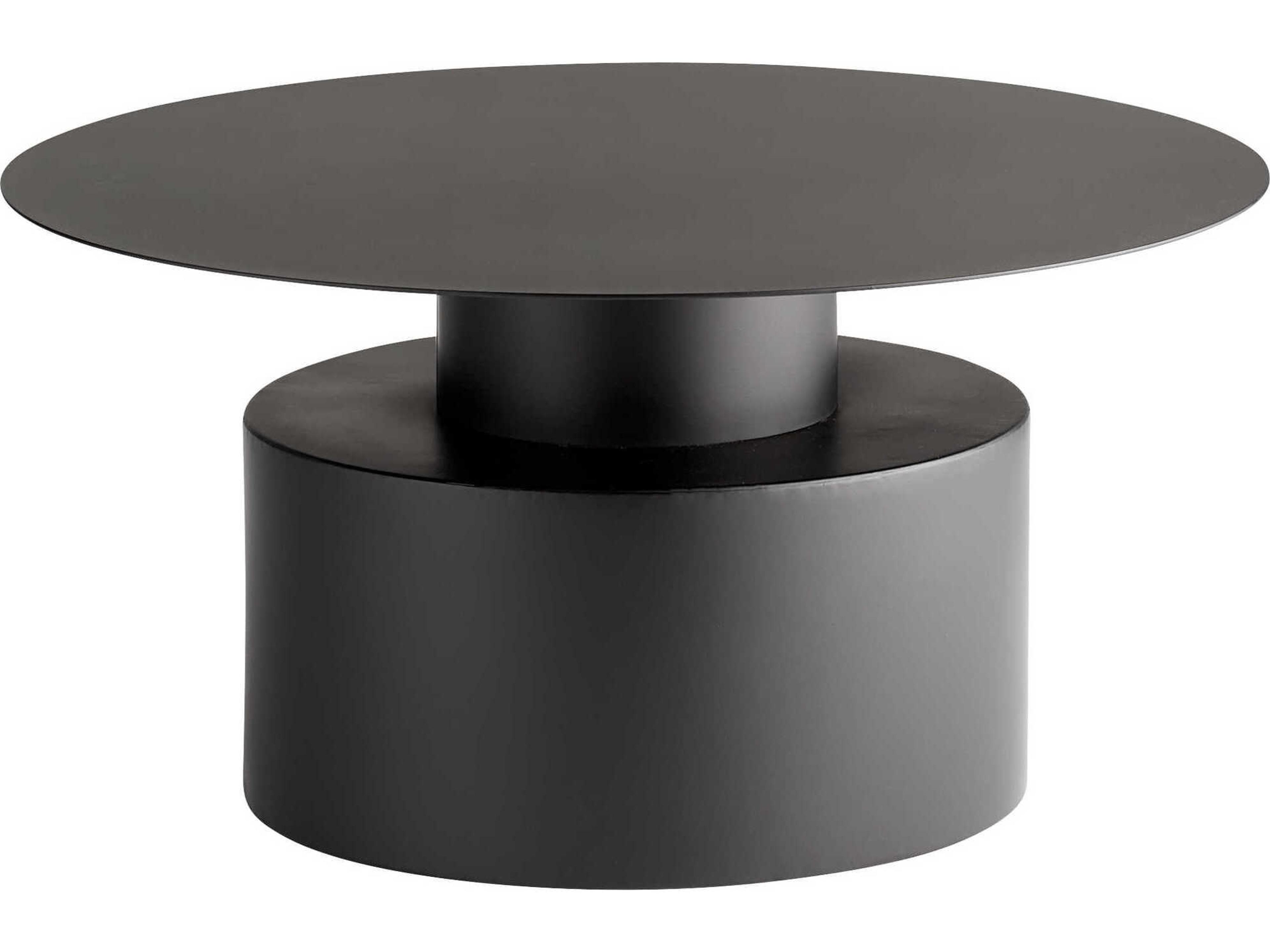 Cyan Design Round Metal Graphite Coffee Table
