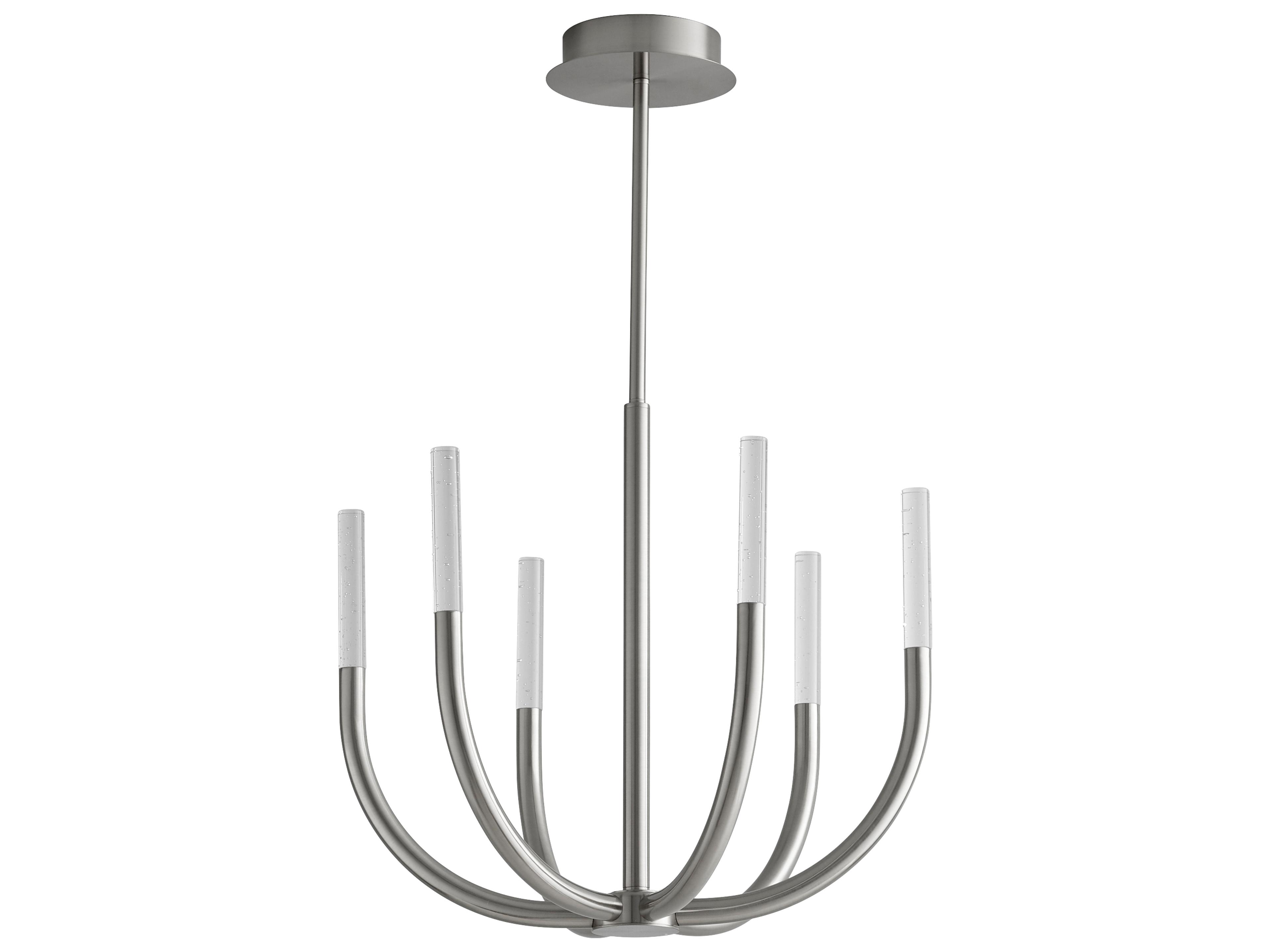 Cyan Design 6-Light Satin Nickel Candelabra Chandelier