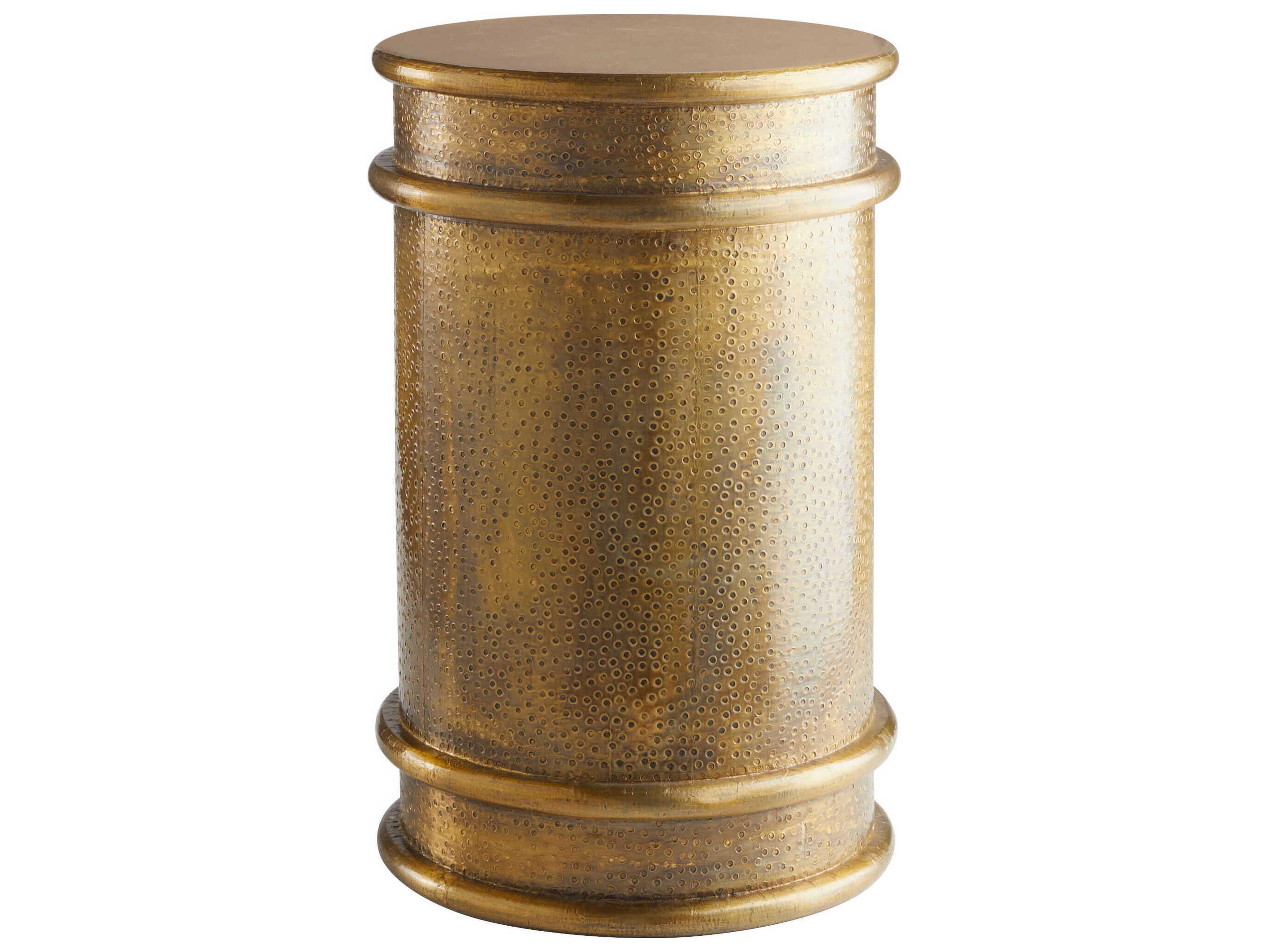 Cyan Design Gavel Round Wood End Table