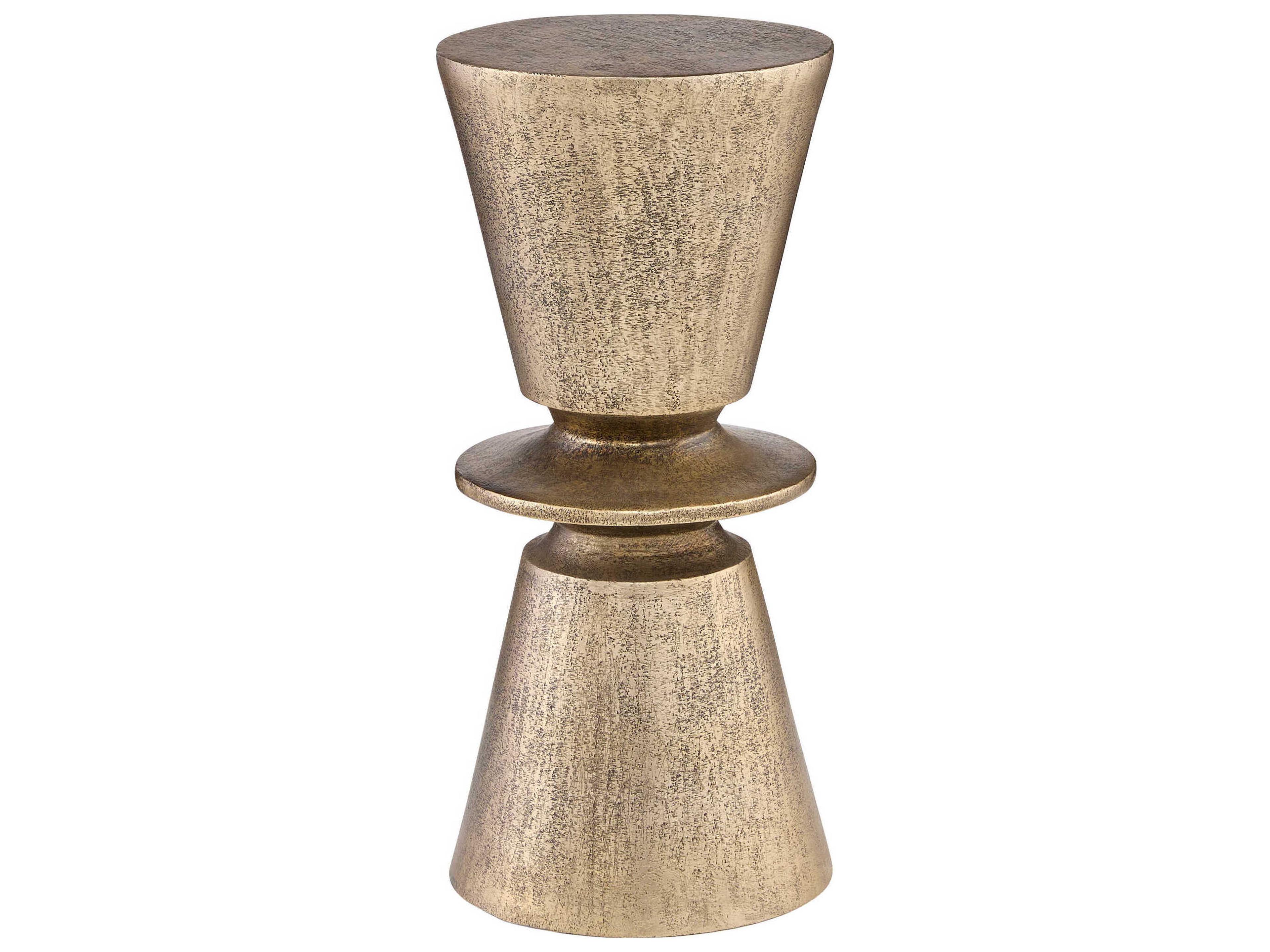 Cyan Design Clepsydra Round Metal End Table