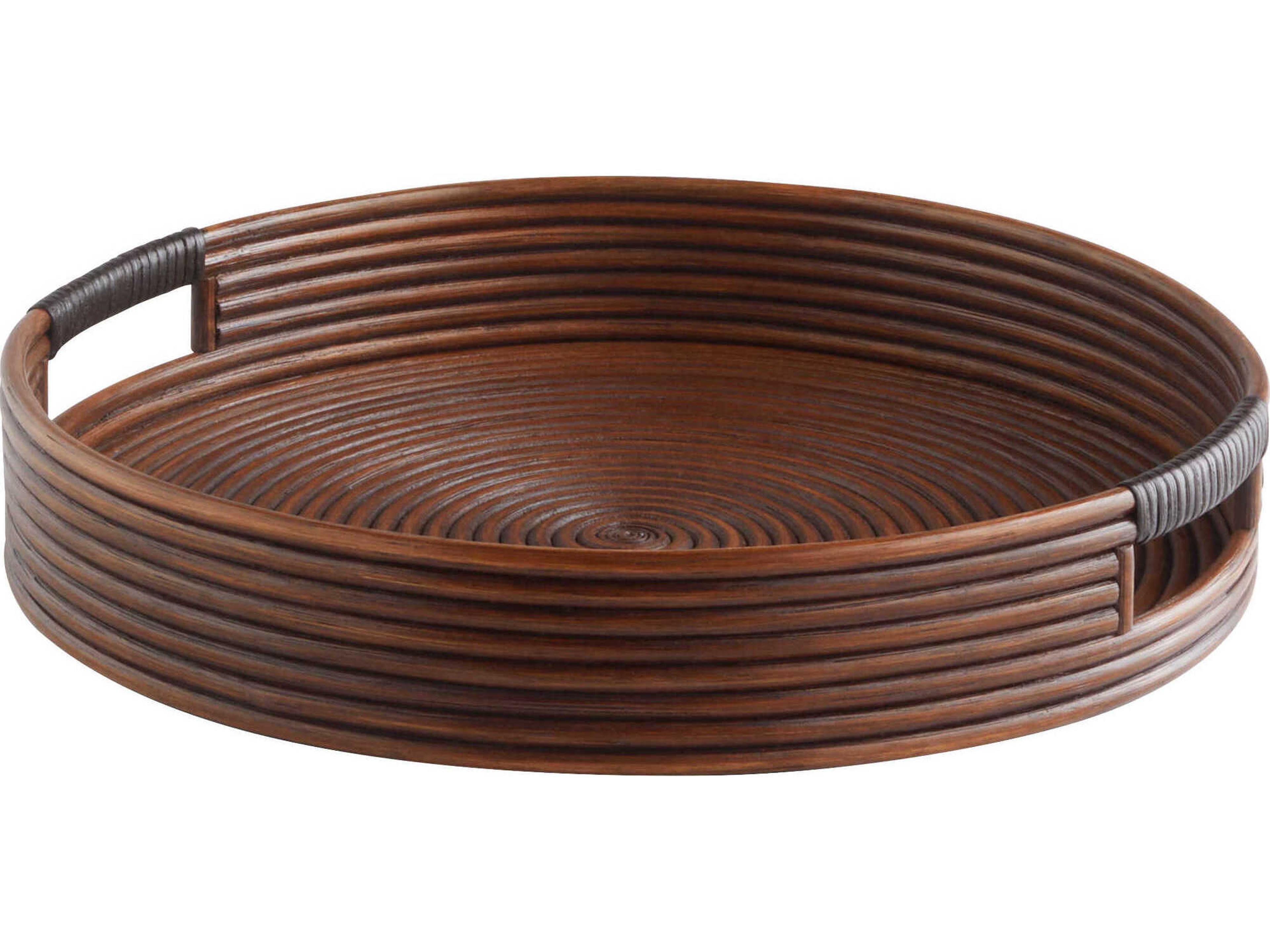 Cyan Design Brown Papeete Serving Tray