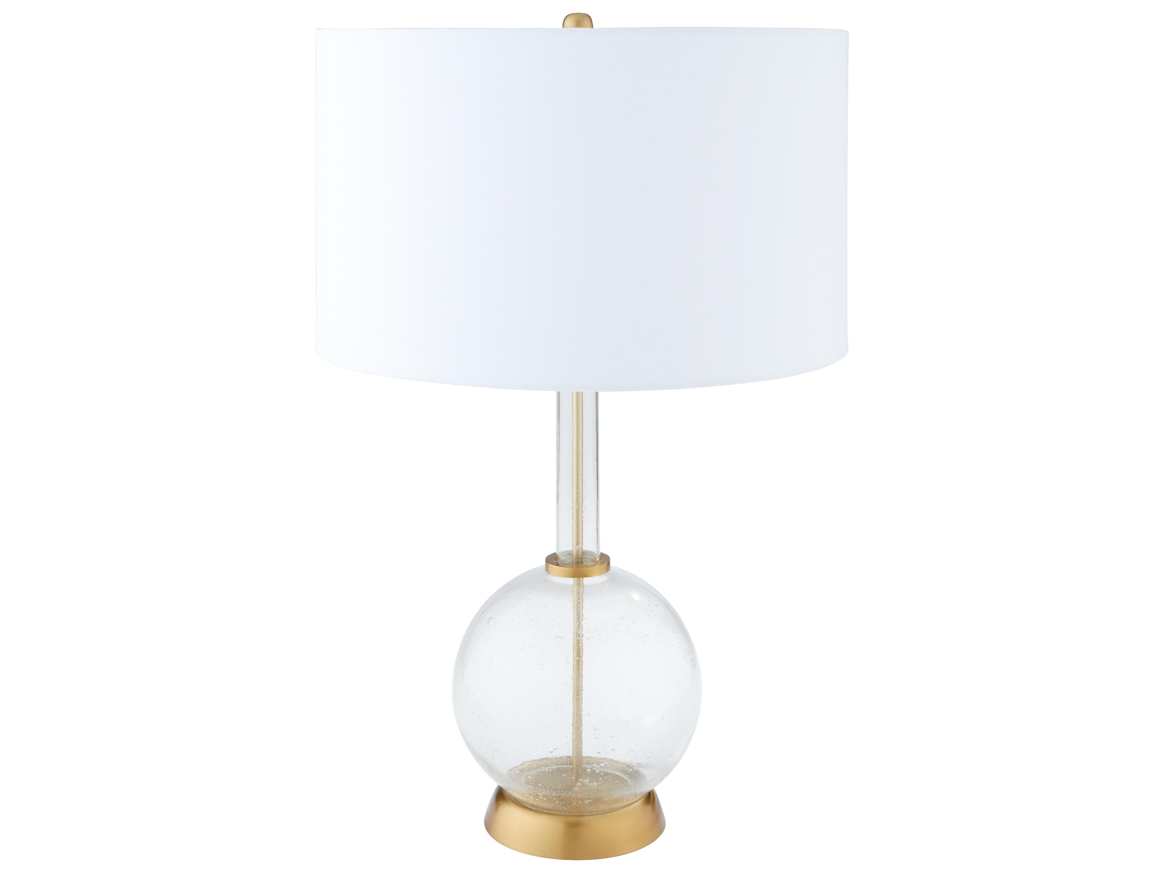 Cyan Design Bulles Clear Brass White Buffet Lamp