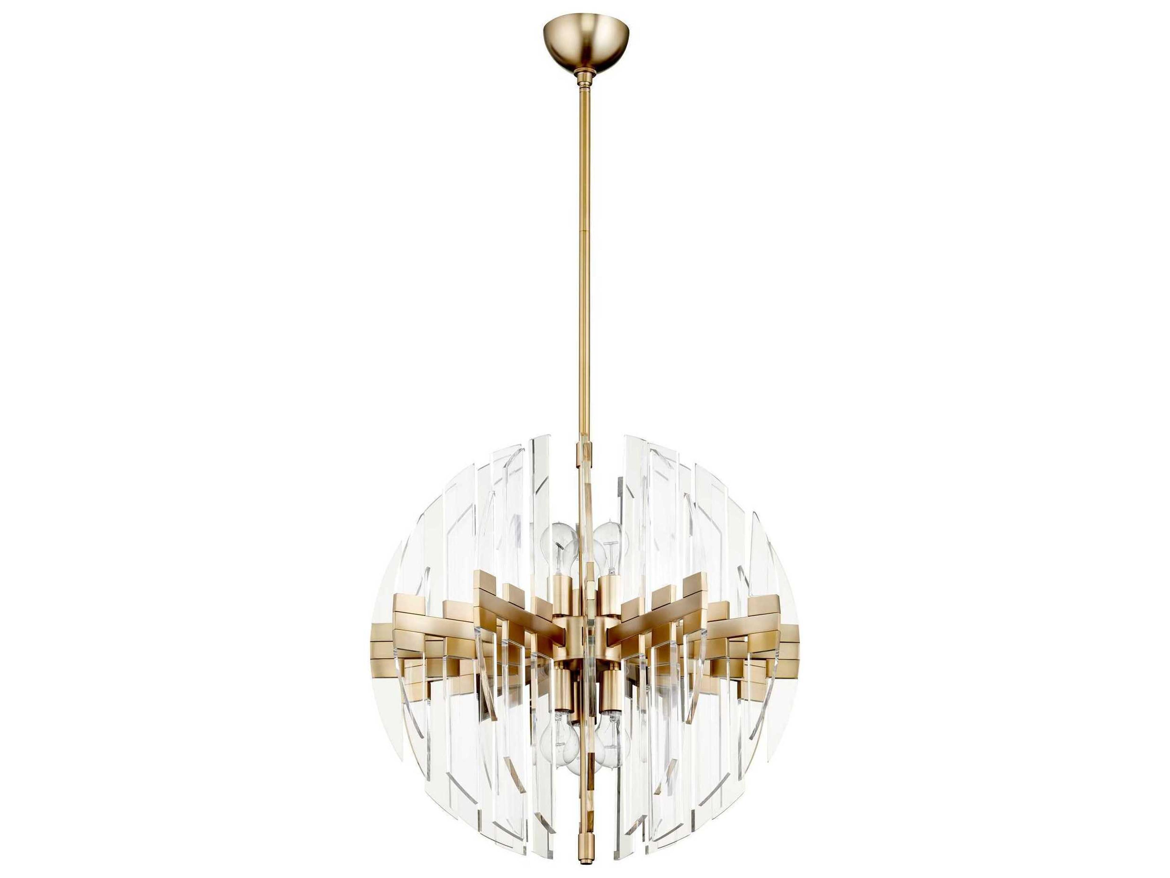 Cyan Design Zion 6-Light Aged Brass Pendant