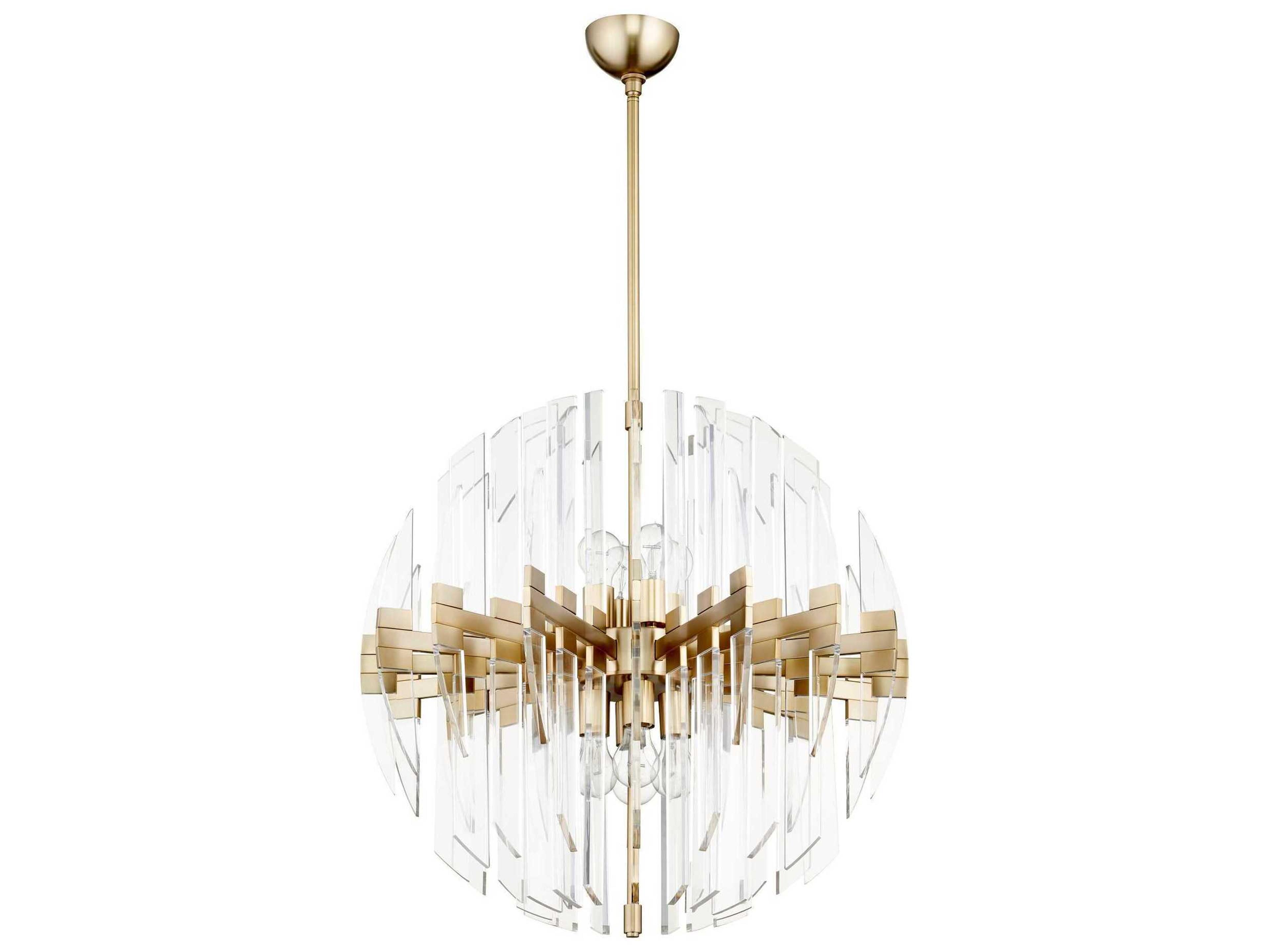 Cyan Design Zion 8-Light Aged Brass Pendant