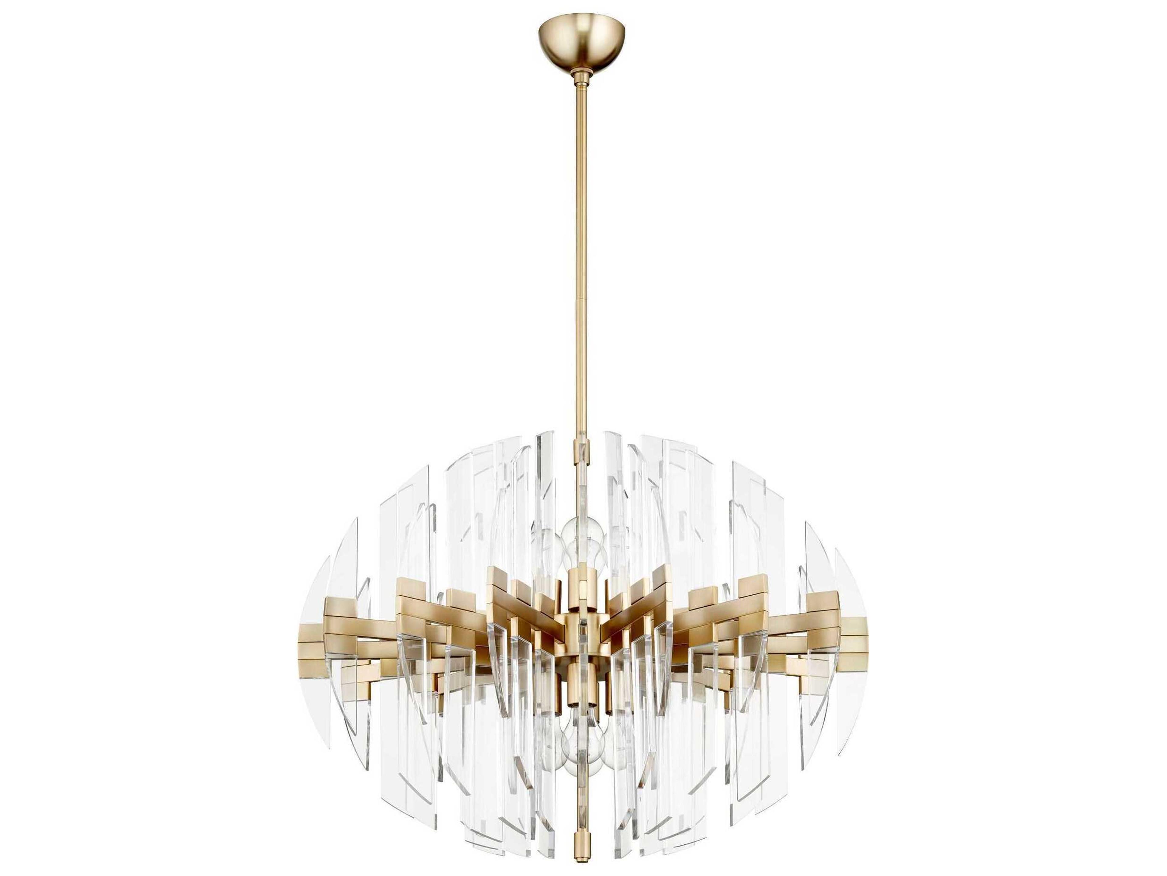 Cyan Design Zion 8-Light Aged Brass Pendant