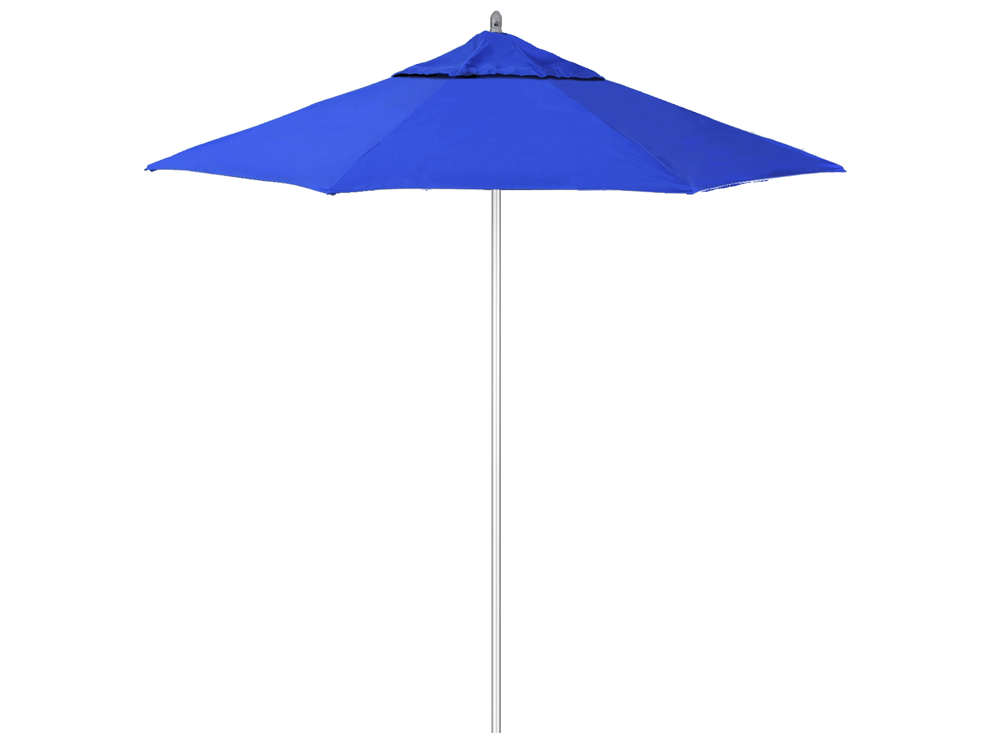 California Outdoor Umbrella Quick Ship Newport Series Aluminum 7.5 Foot Octagon Pulley Lift Outdoor Umbrella