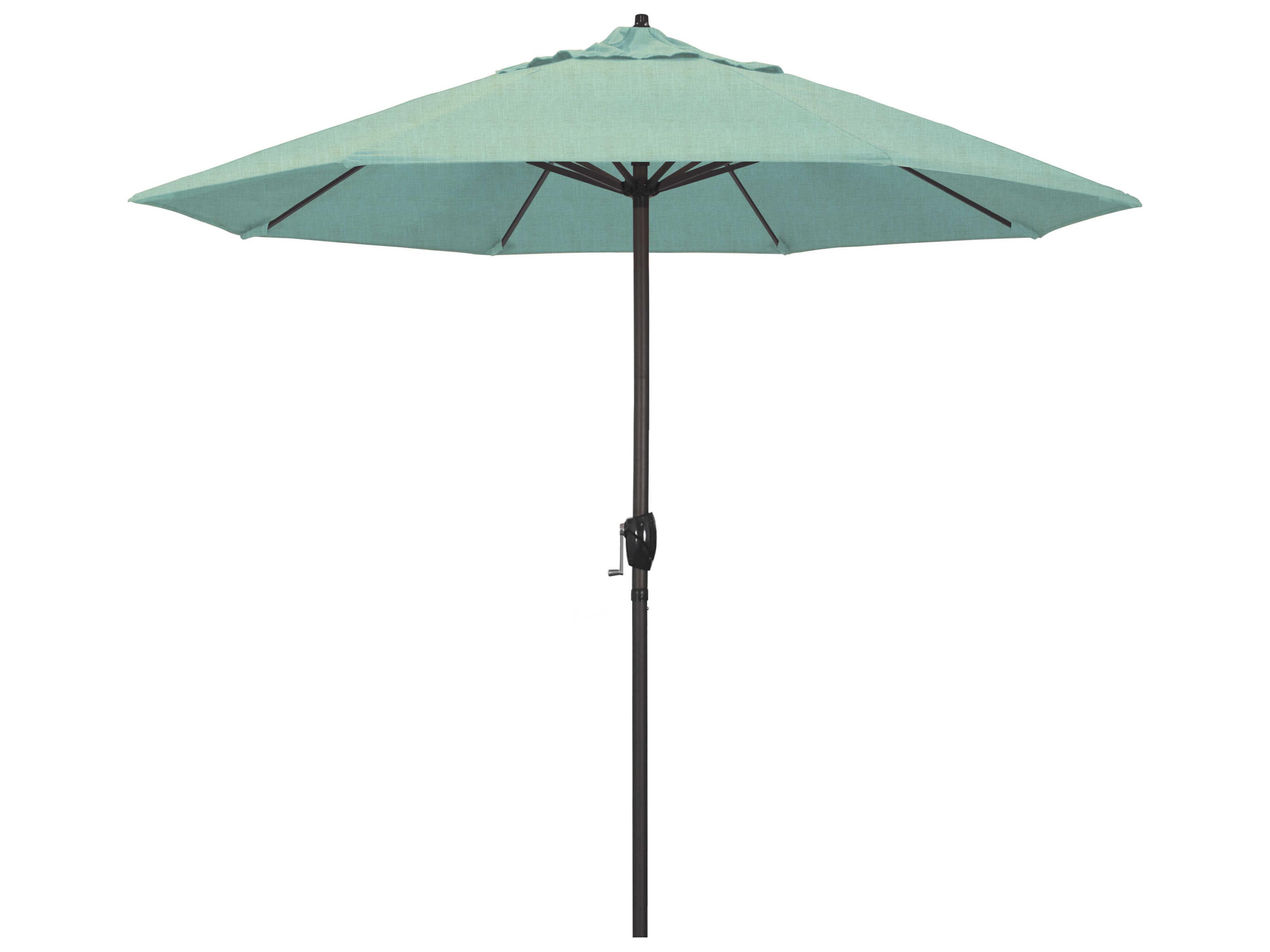 California Umbrella Custom Casa Series 9 Foot Octagon Umbrella with Crank Lift System