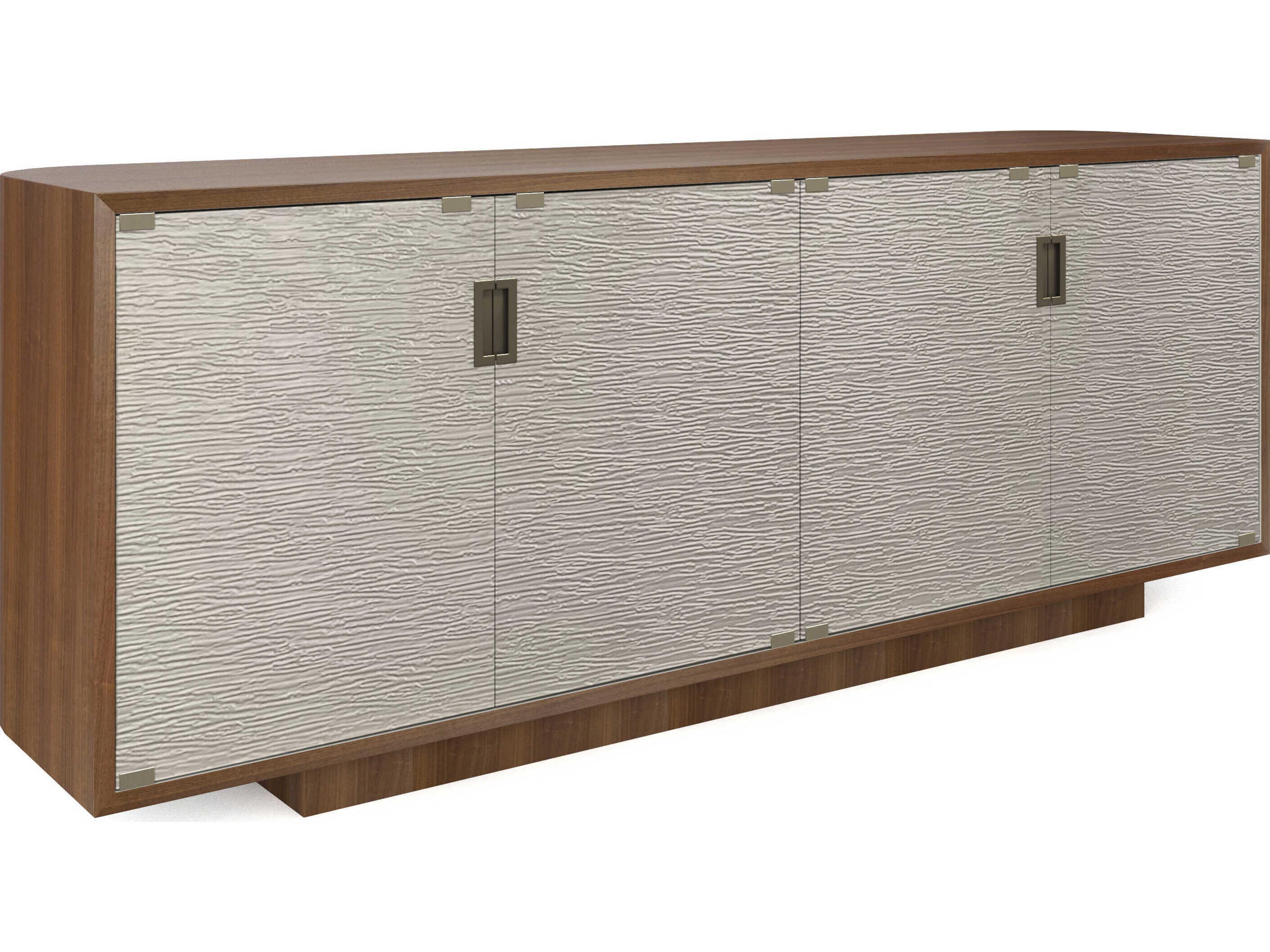 Caracole Drift 84" Hardwood Retro Walnut Sideboard
