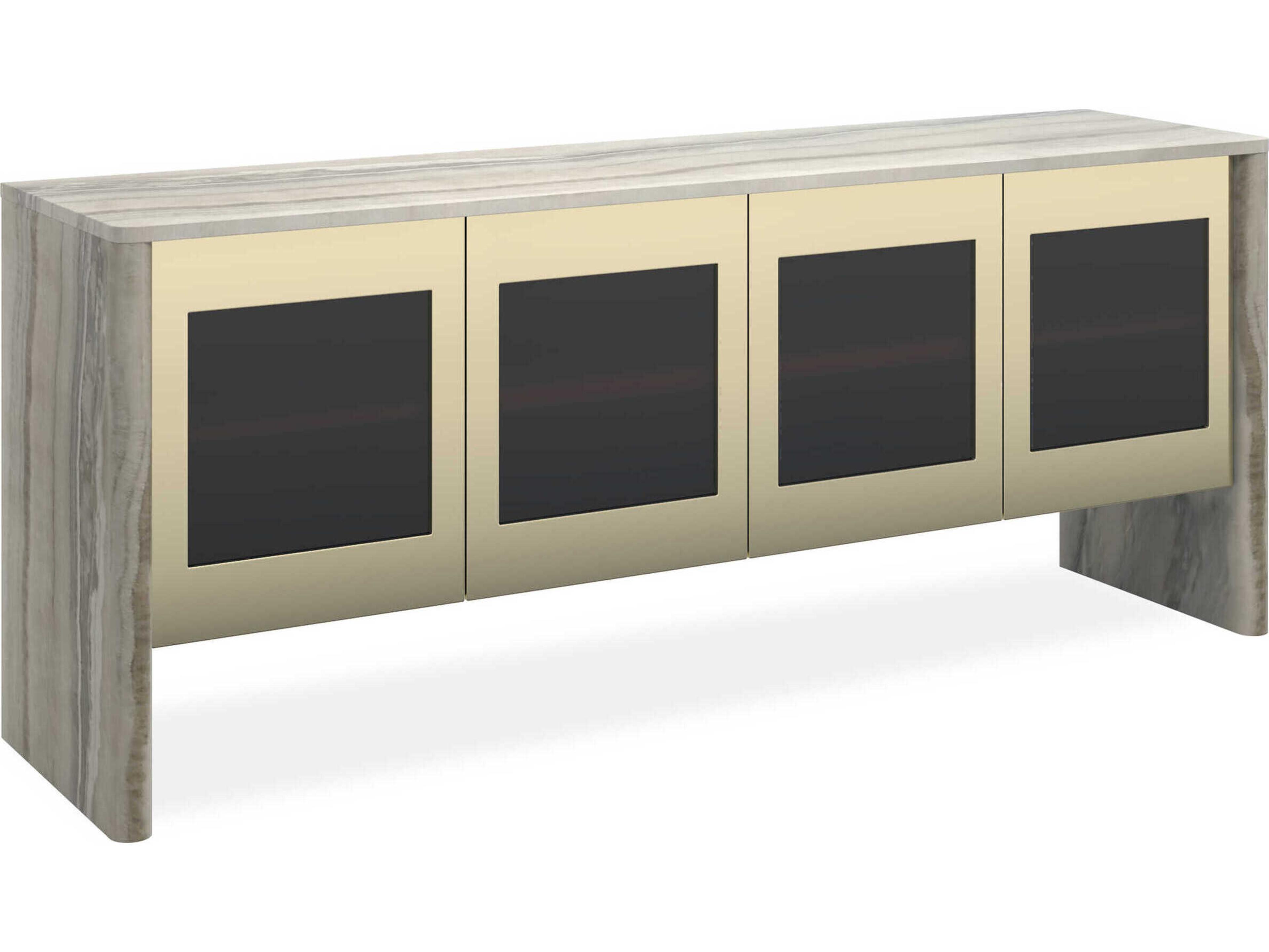 Caracole Classic Sojourn 78.5" Whisper Of Gold Sideboard
