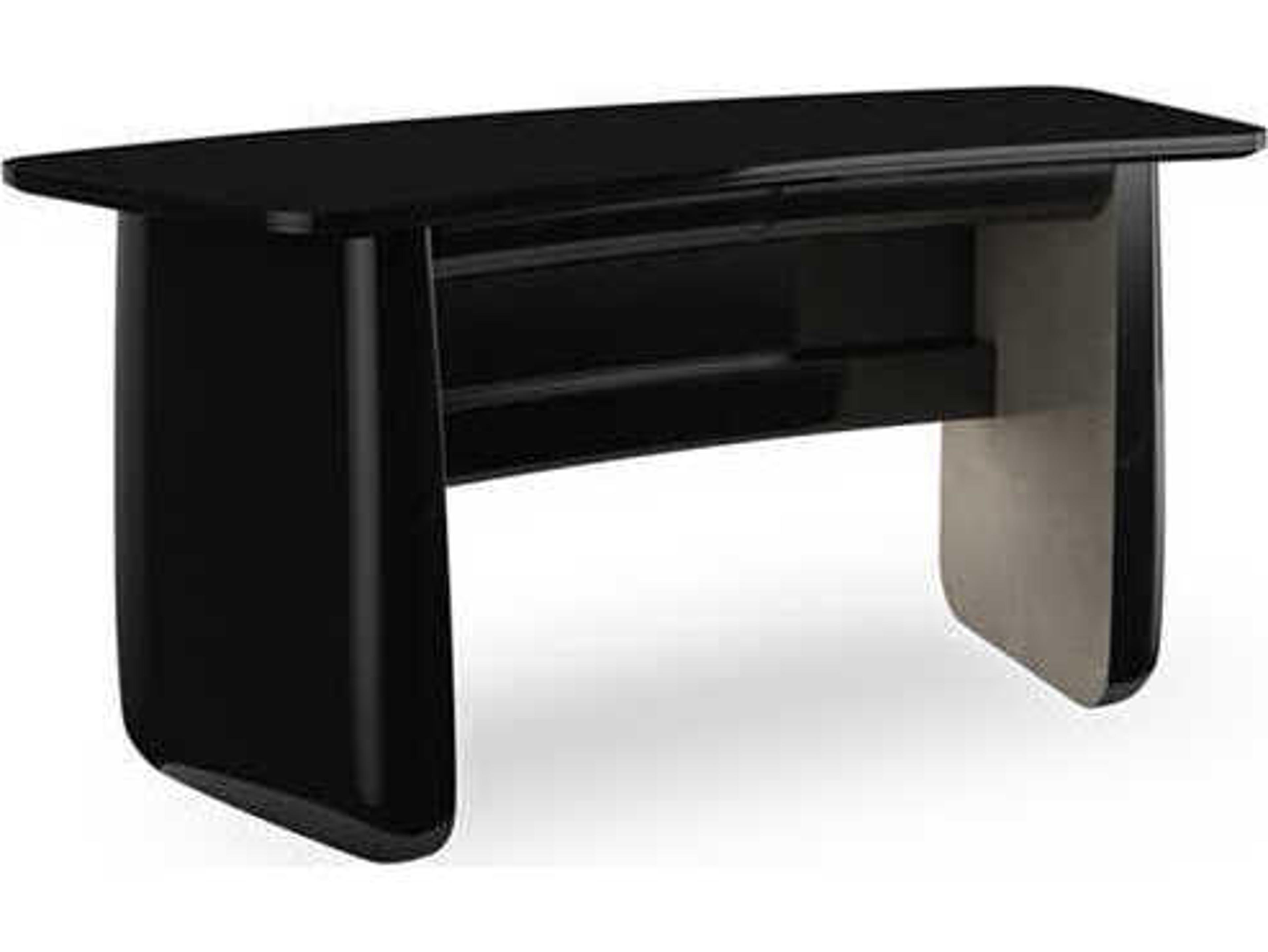 Caracole Classic Cabochon Rectangular Glass Console Table