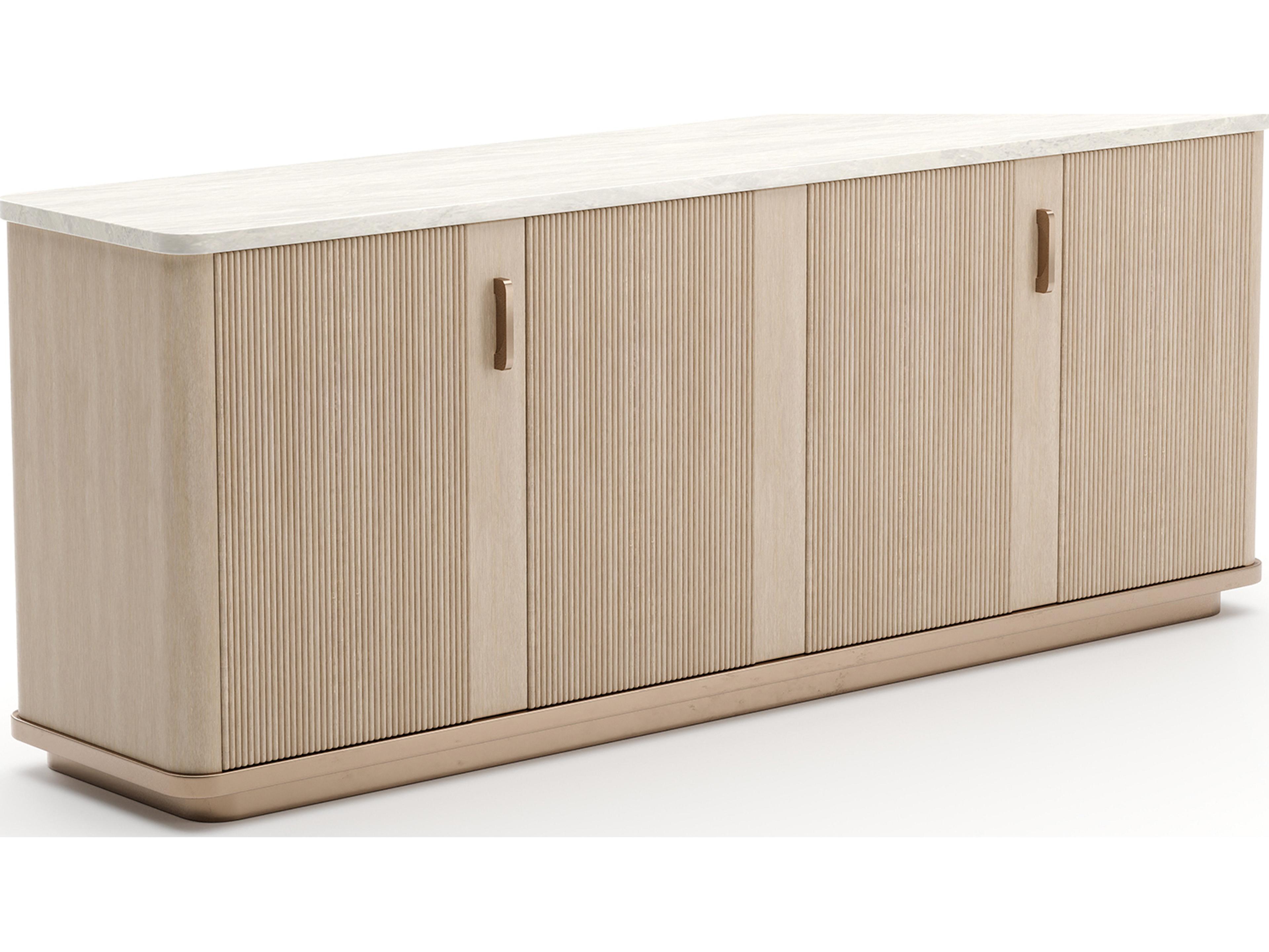 Caracole Rhythm 83" Oak Wood Sideboard