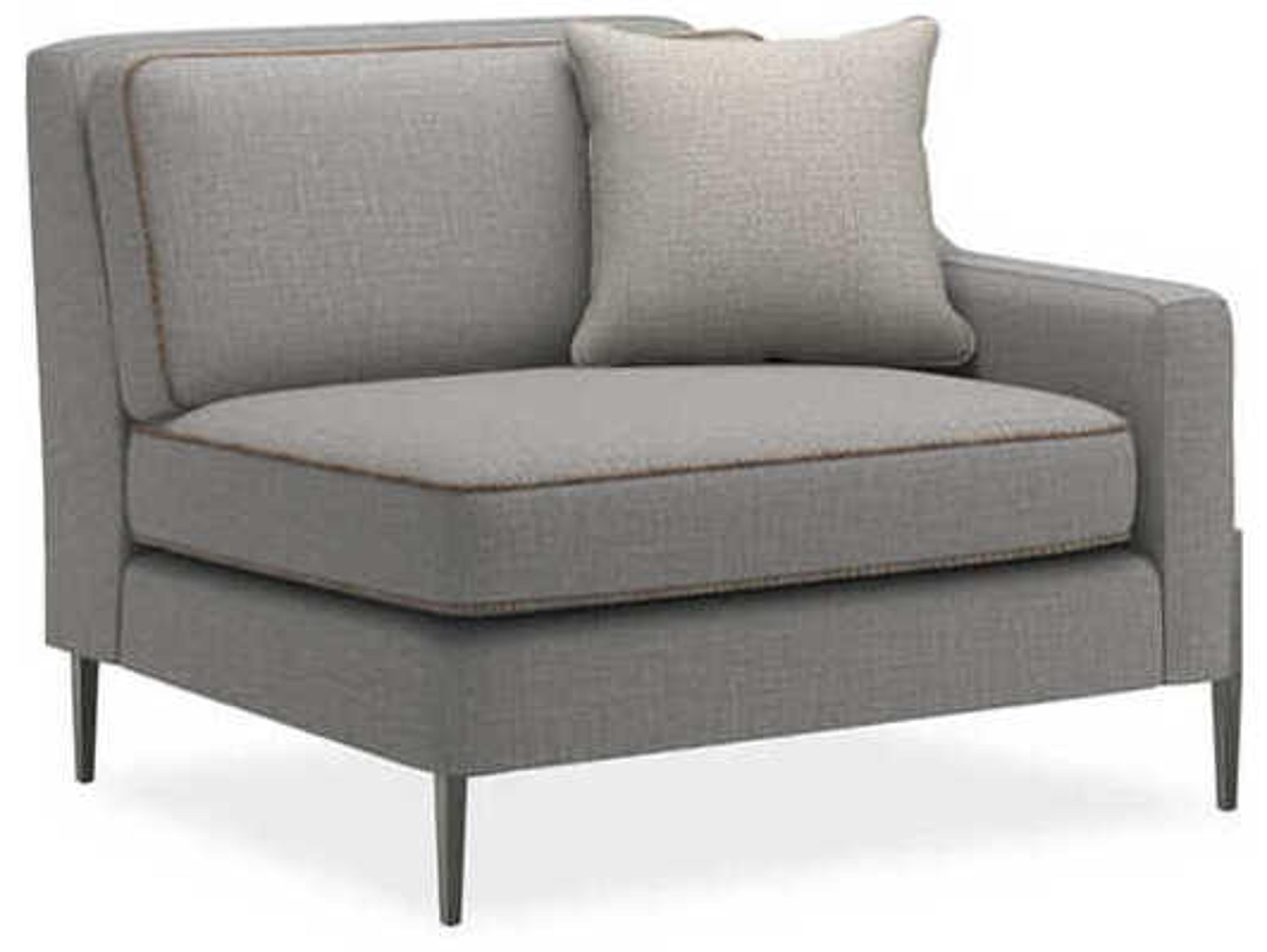 Caracole Modern Artisan Remix Remix Gray Fabric Accent Chair