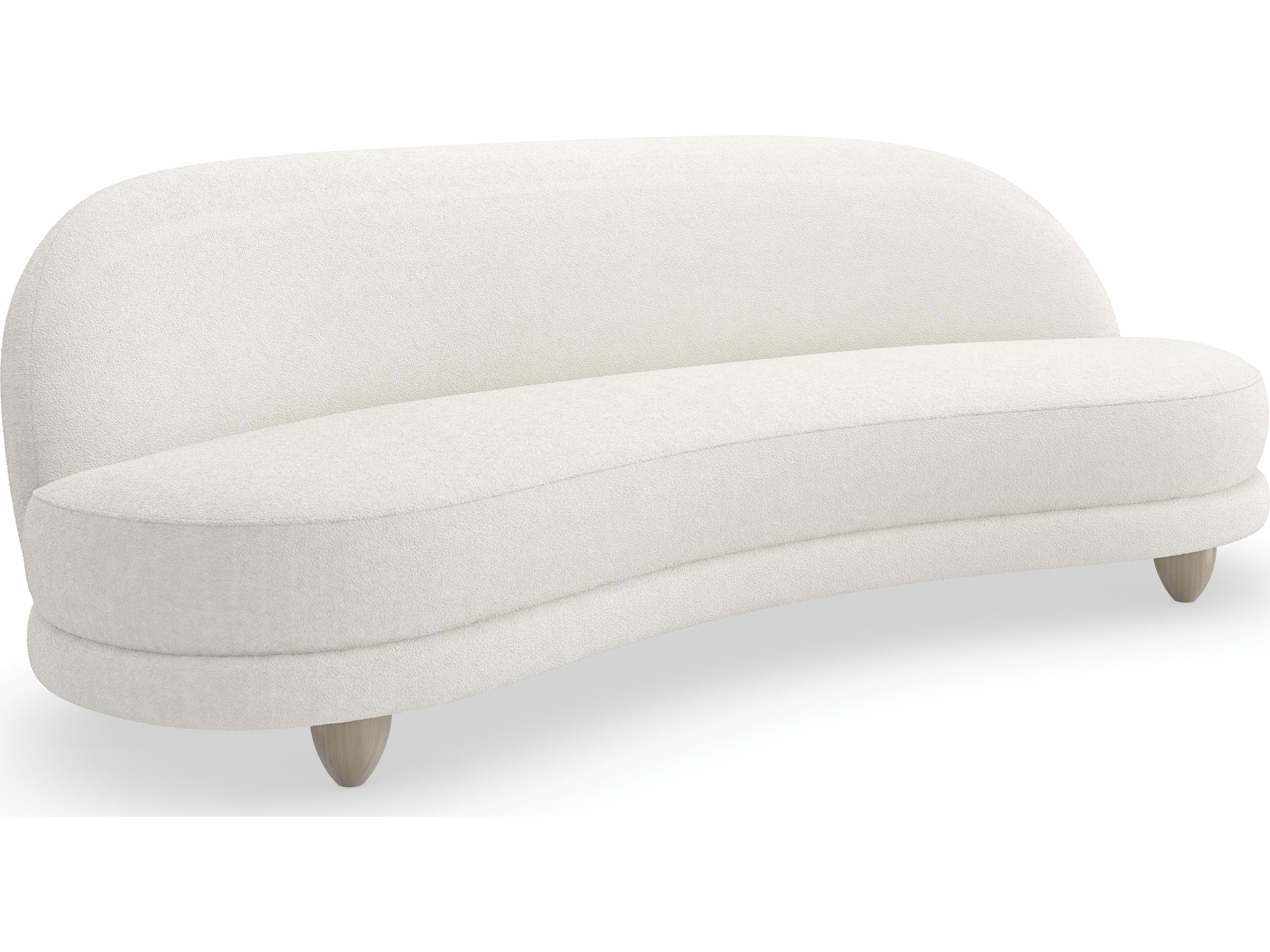 Caracole Modern Resort Tulum White Upholstered Sofa